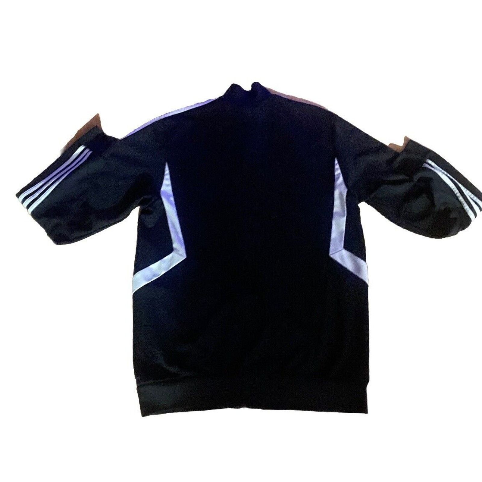 Adidas Adidas Men's 3 Striped Zip Up & Pocket Sweatshirt Size M Size US M / EU 48-50 / 2 - 6 Thumbnail