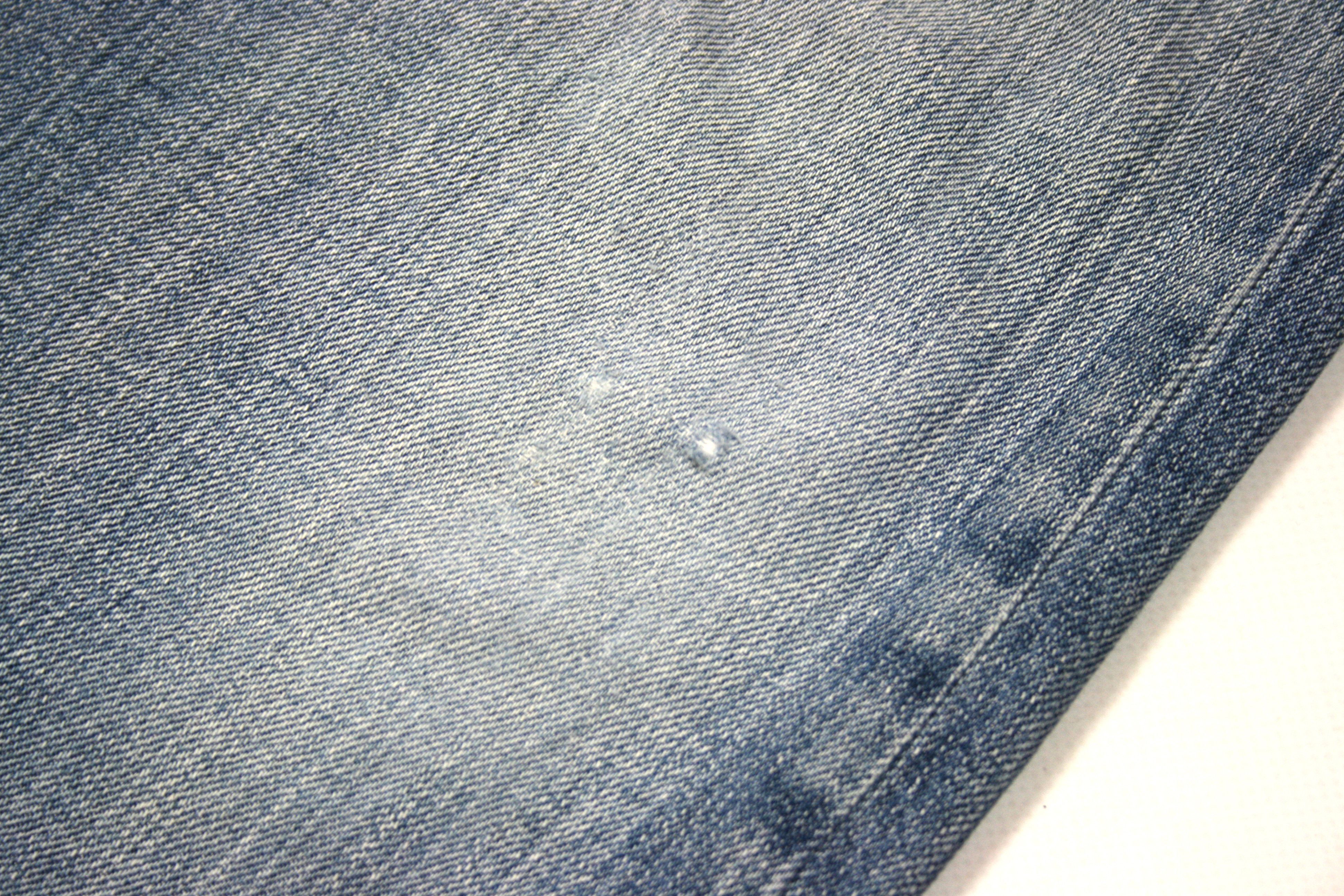 Armani 00S Metal Logo Y2K Wide Leg Indigo Jeans Vintage Size US 34 / EU 50 - 12 Thumbnail