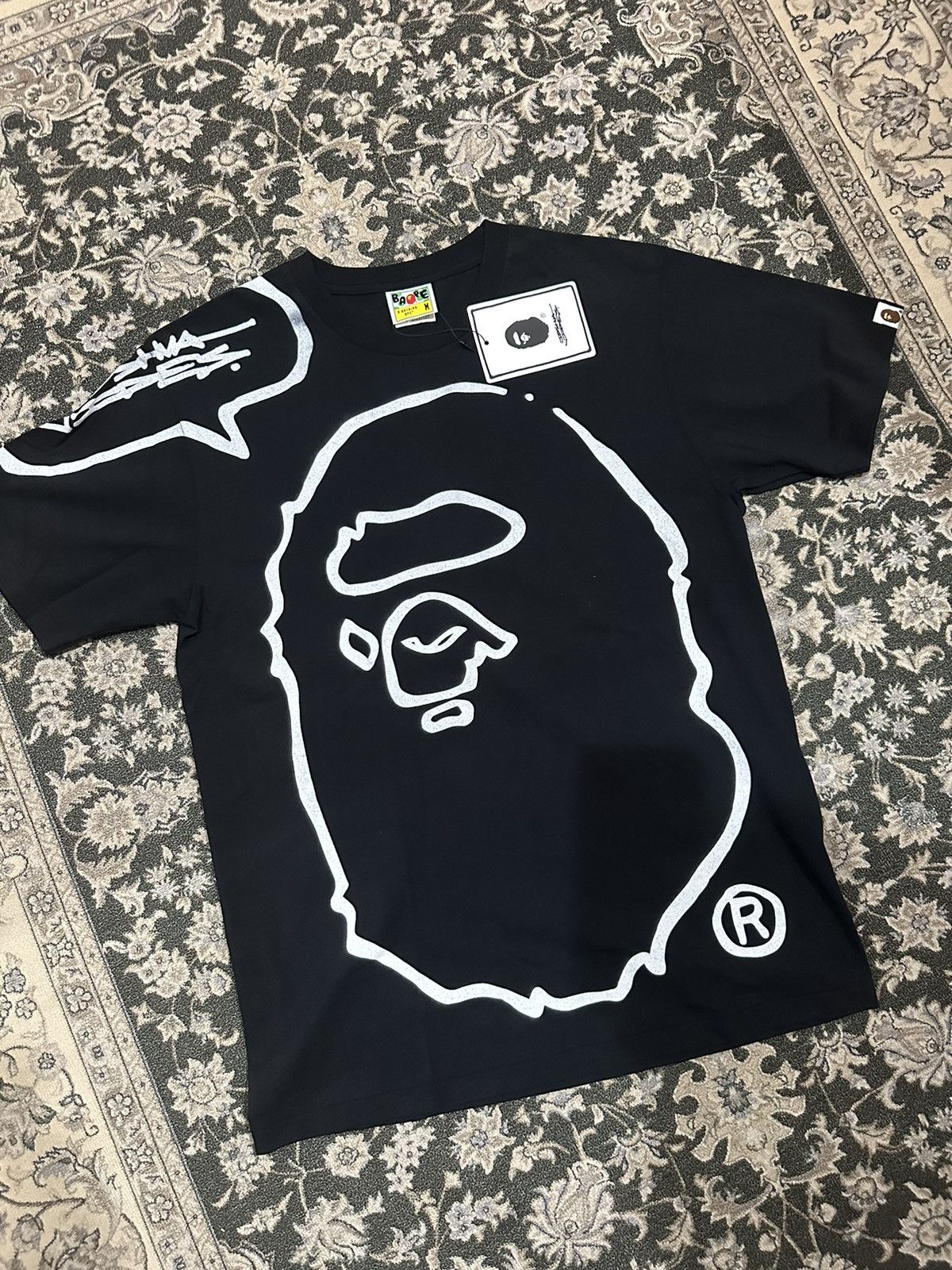 BAPE x Joshua Vides Ape Head Tee Black