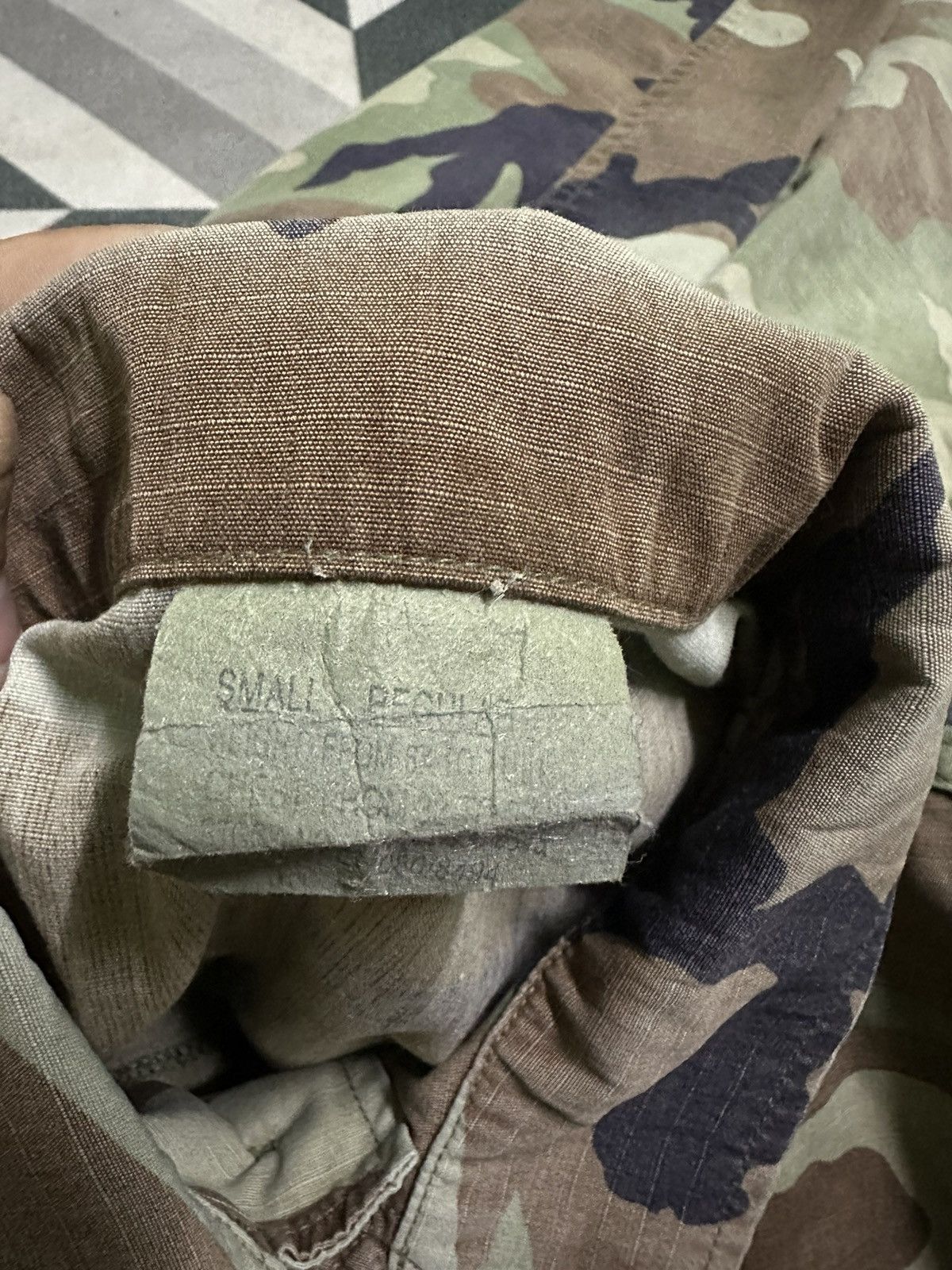 Vintage Vintage army woodland camo field jacket Size US S / EU 44-46 / 1 - 7 Thumbnail