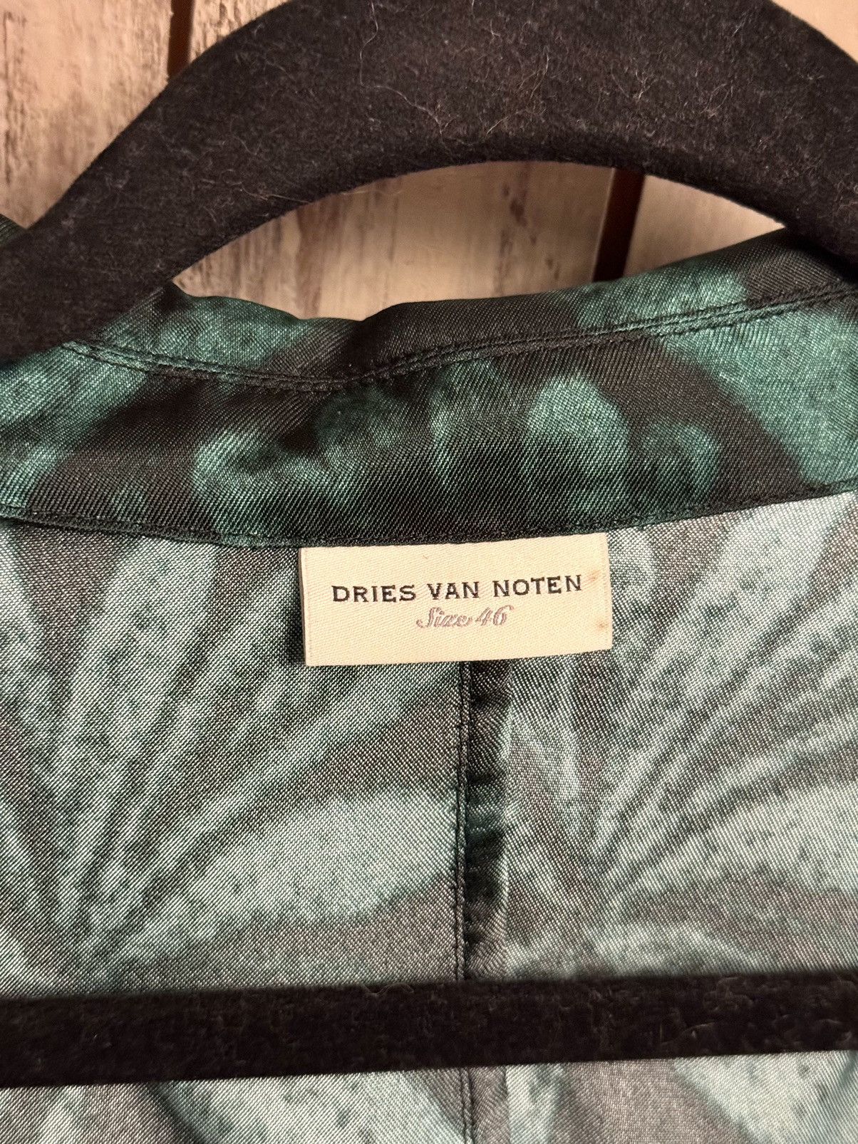Dries Van Noten dries van noten runway printed blazer jacket 46 Size 46S - 2 Thumbnail