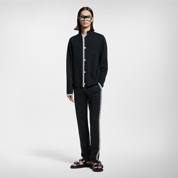 Louis Vuitton Preppy Knitted Wool Blazer Size 42R - 5 Thumbnail