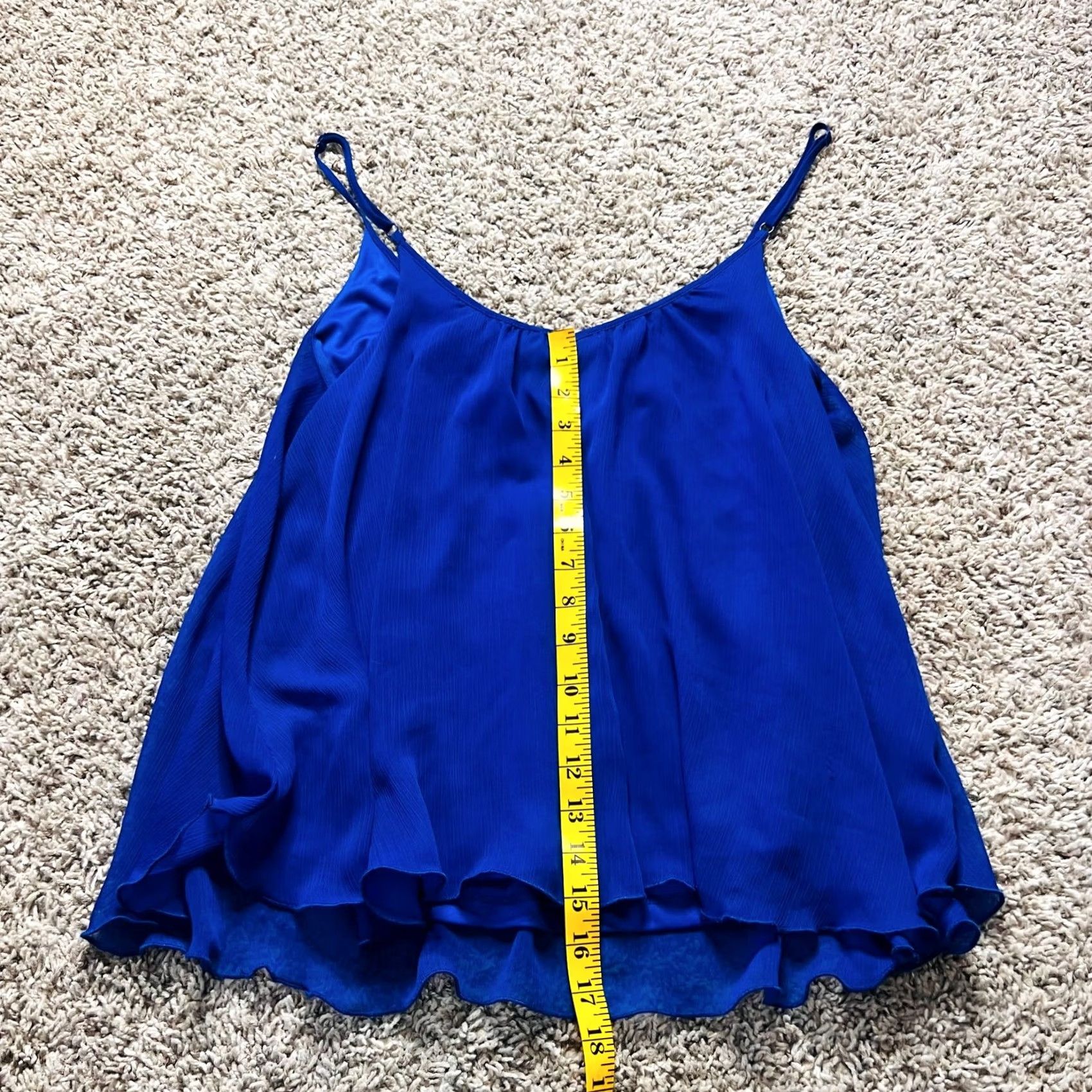 Express Express Dress Womens L Blue Flow Spaghetti Strap Tank Top Size L / US 10 / IT 46 - 3 Thumbnail