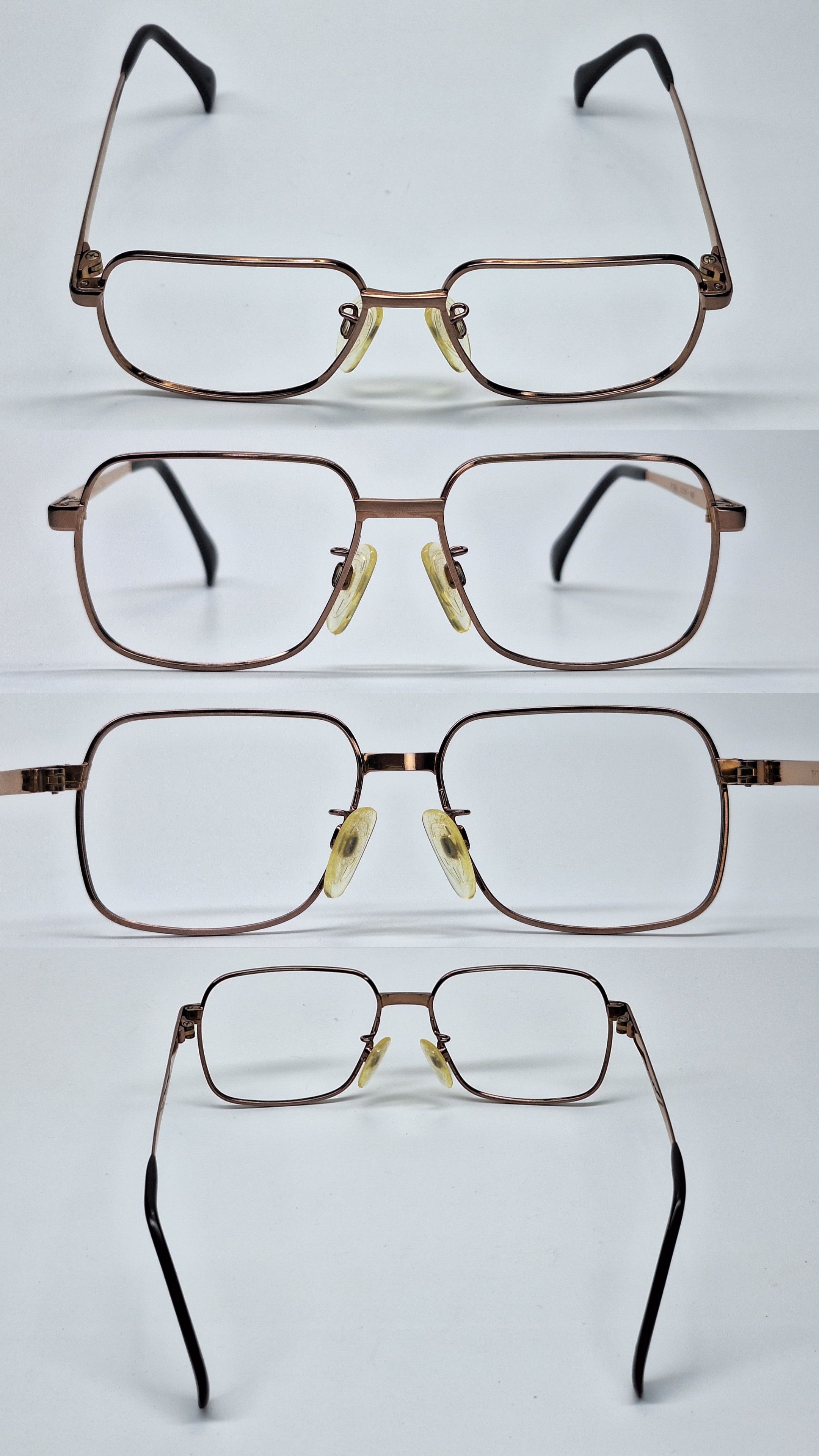 Other MARUMAN Titanos T-734 Ti-P Pure Titanium Square Eyeglass Size ONE SIZE - 3 Thumbnail