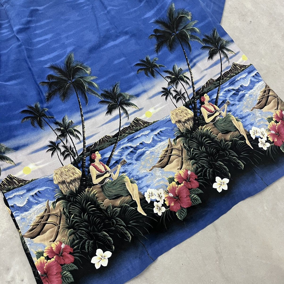 Vintage CRAZY Vintage Made In Hawaii Hawaiian shirt Island Tiki XL Size US XL / EU 56 / 4 - 6 Thumbnail