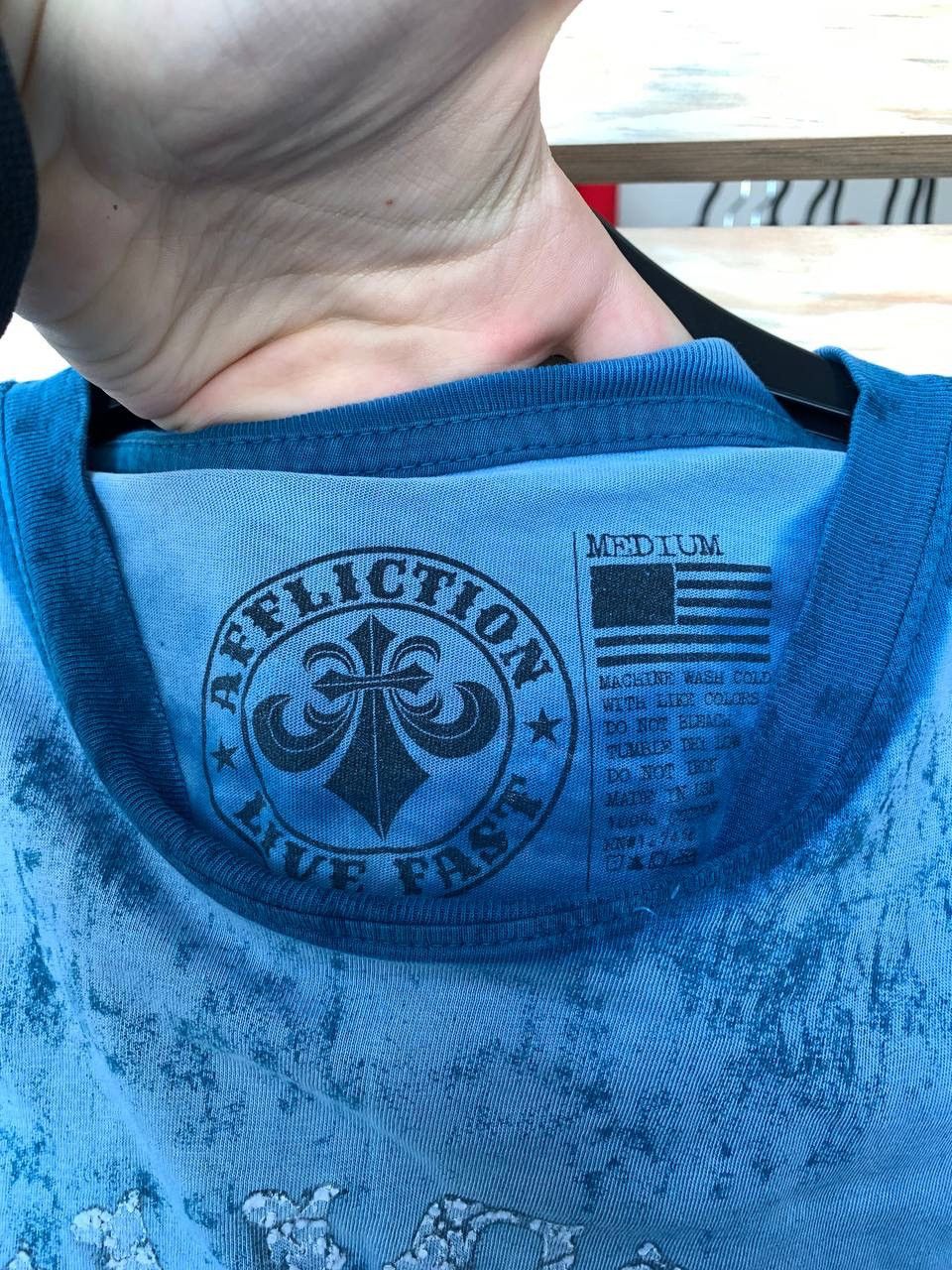 Affliction AFFLICTION CRAZY Y2K PRINTED 90s ERA T SHIRT Size US M / EU 48-50 / 2 - 8 Thumbnail