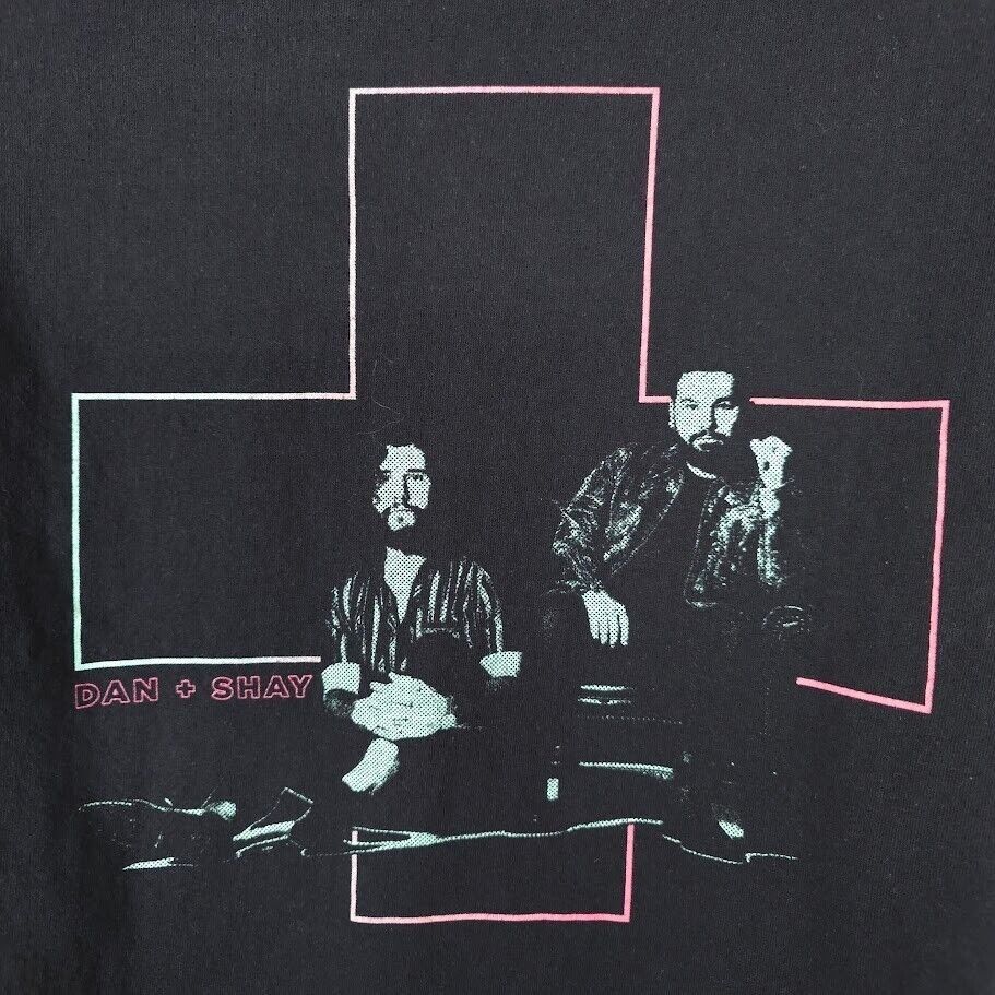 Other Dan + Shay T Shirt Mens Size Large Black Country Pop Music Size US L / EU 52-54 / 3 - 3 Thumbnail