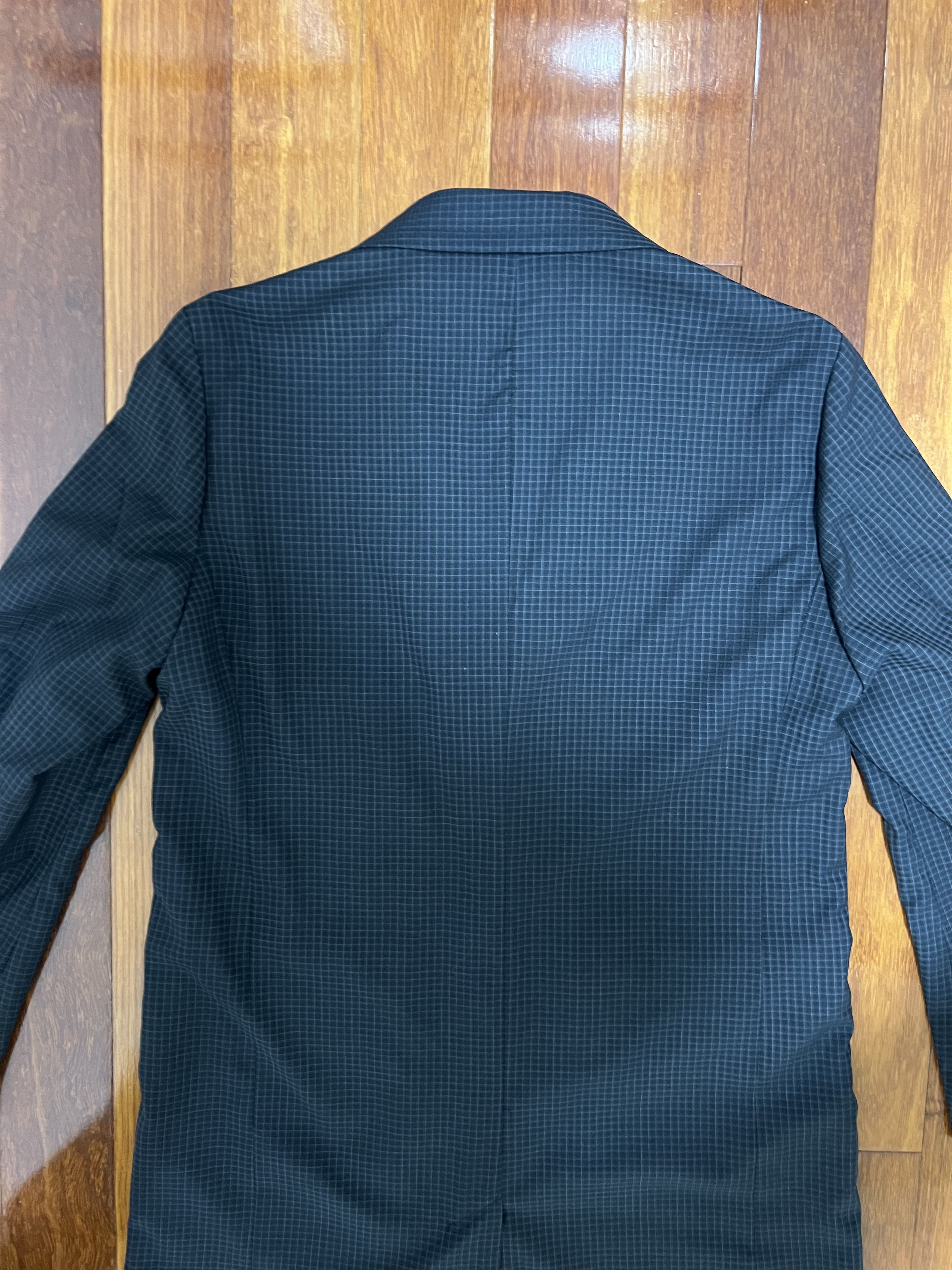 Tres Bien 💚 Très Bien Peak Lapel Coat Virgin Wool Black Check NEW Size US S / EU 44-46 / 1 - 15 Thumbnail