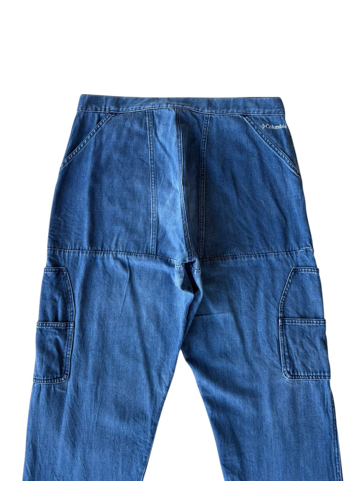 Columbia 💥COLUMBIA OMNI-SHADE UTILITY DENIM CARGO PANT OUTDOOR HIKING Size US 34 / EU 50 - 6 Thumbnail