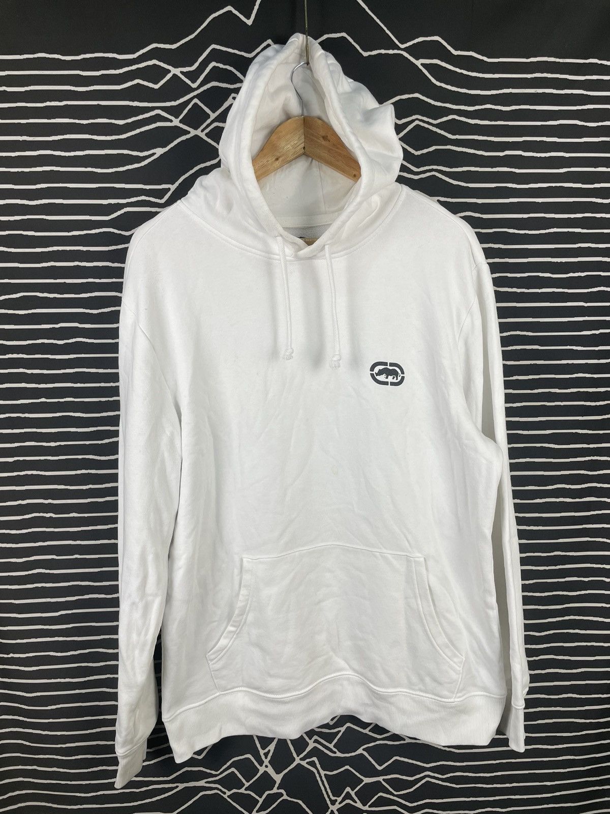 Ecko Unltd. Ecko Unltd Pull Over Hoodie White Spellout Backhit Size US L / EU 52-54 / 3 - 2 Thumbnail