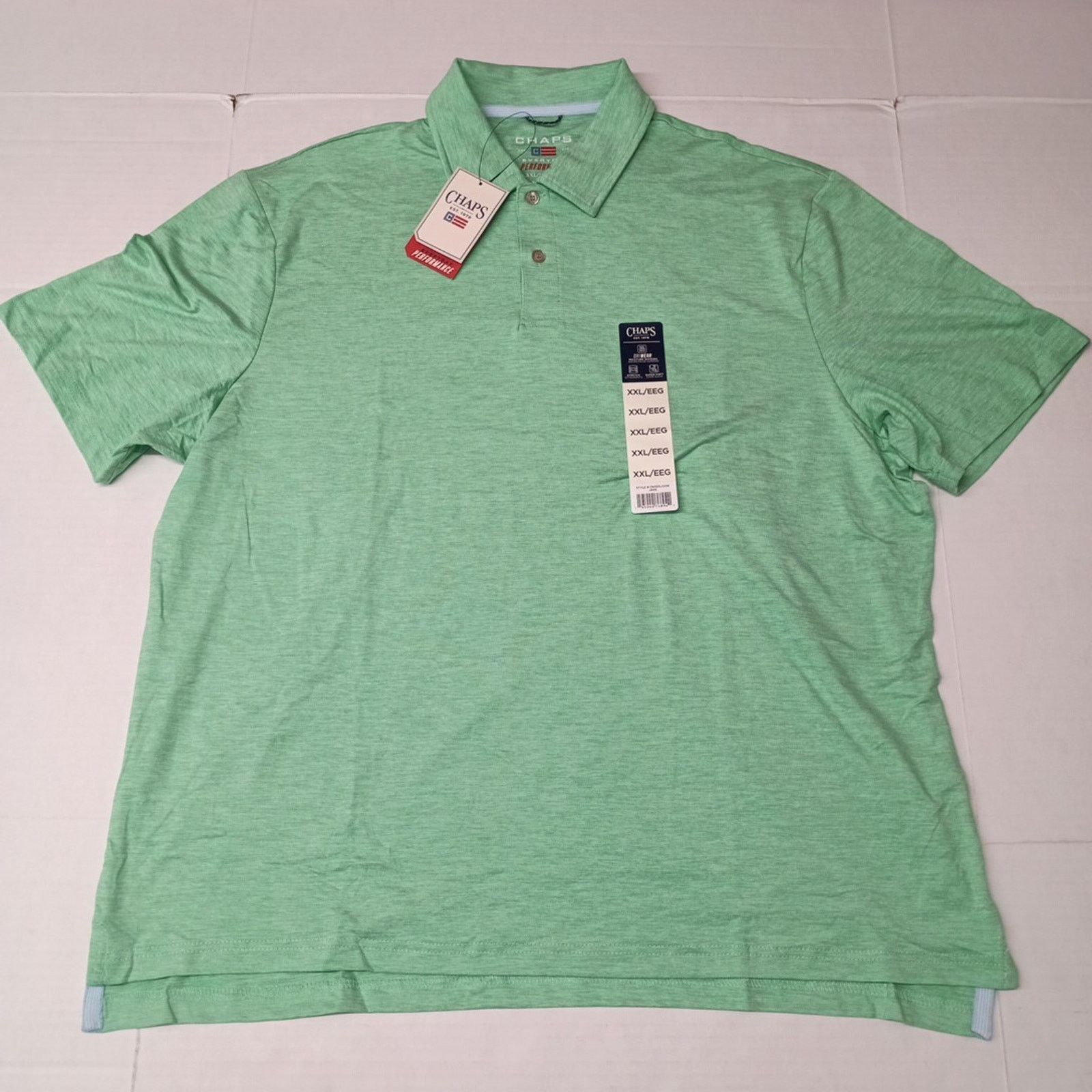 Chaps Chaps Performance Polo Shirt Men's Size 2XL Jade Size US XXL / EU 58 / 5 - 1 Thumbnail