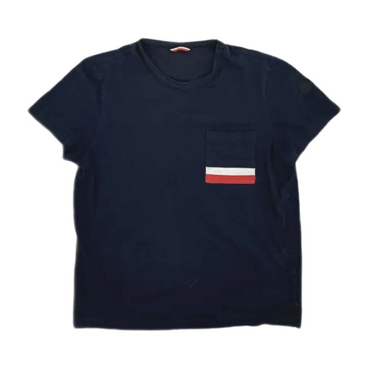 Moncler Moncler Solid Casual Round Neck Short Sleeve Size US L / EU 52-54 / 3 - 1 Thumbnail