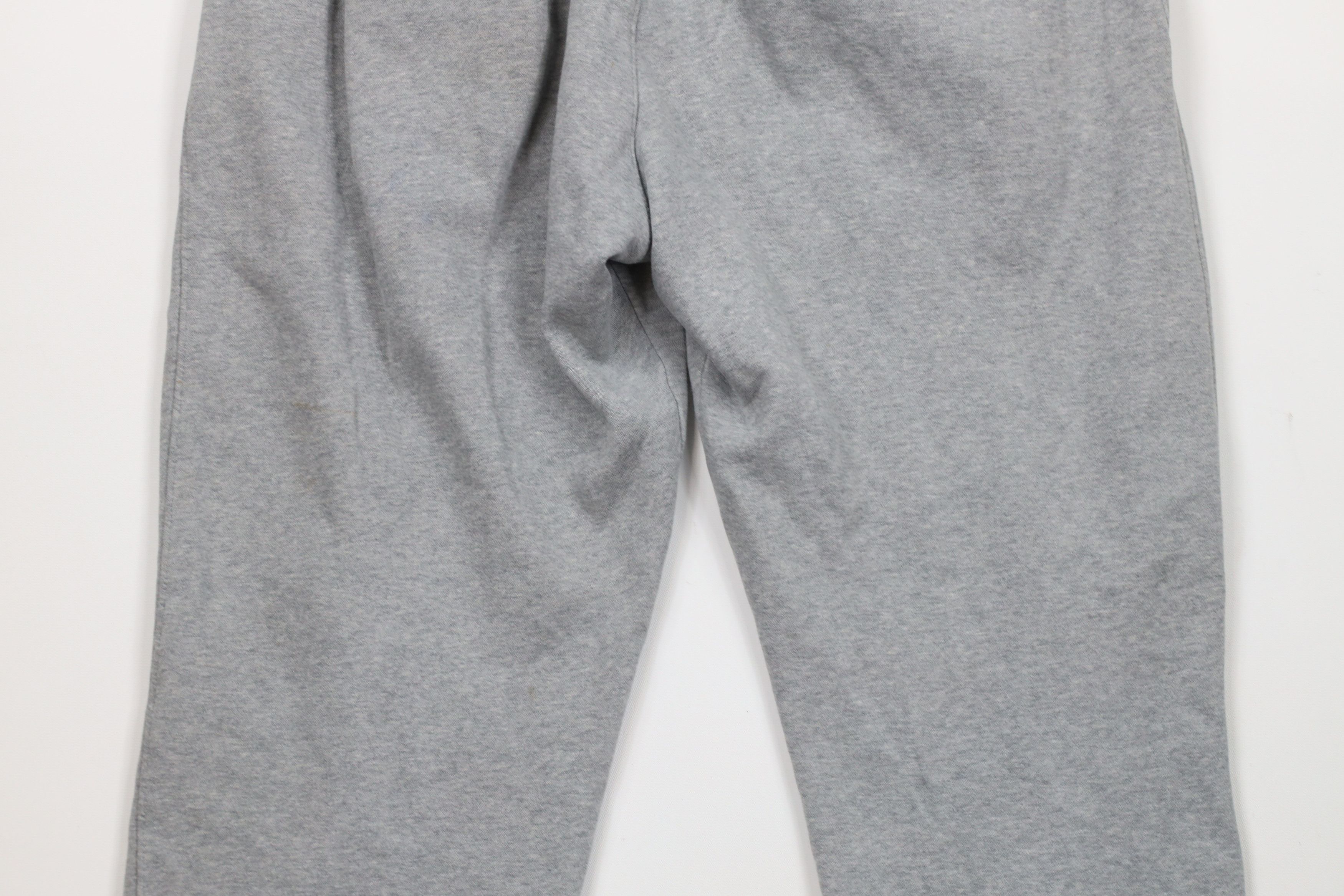 Nike × Vintage Vintage Y2K Nike Travis Scott Mini Swoosh Sweatpants Gray Size US 34 / EU 50 - 12 Thumbnail