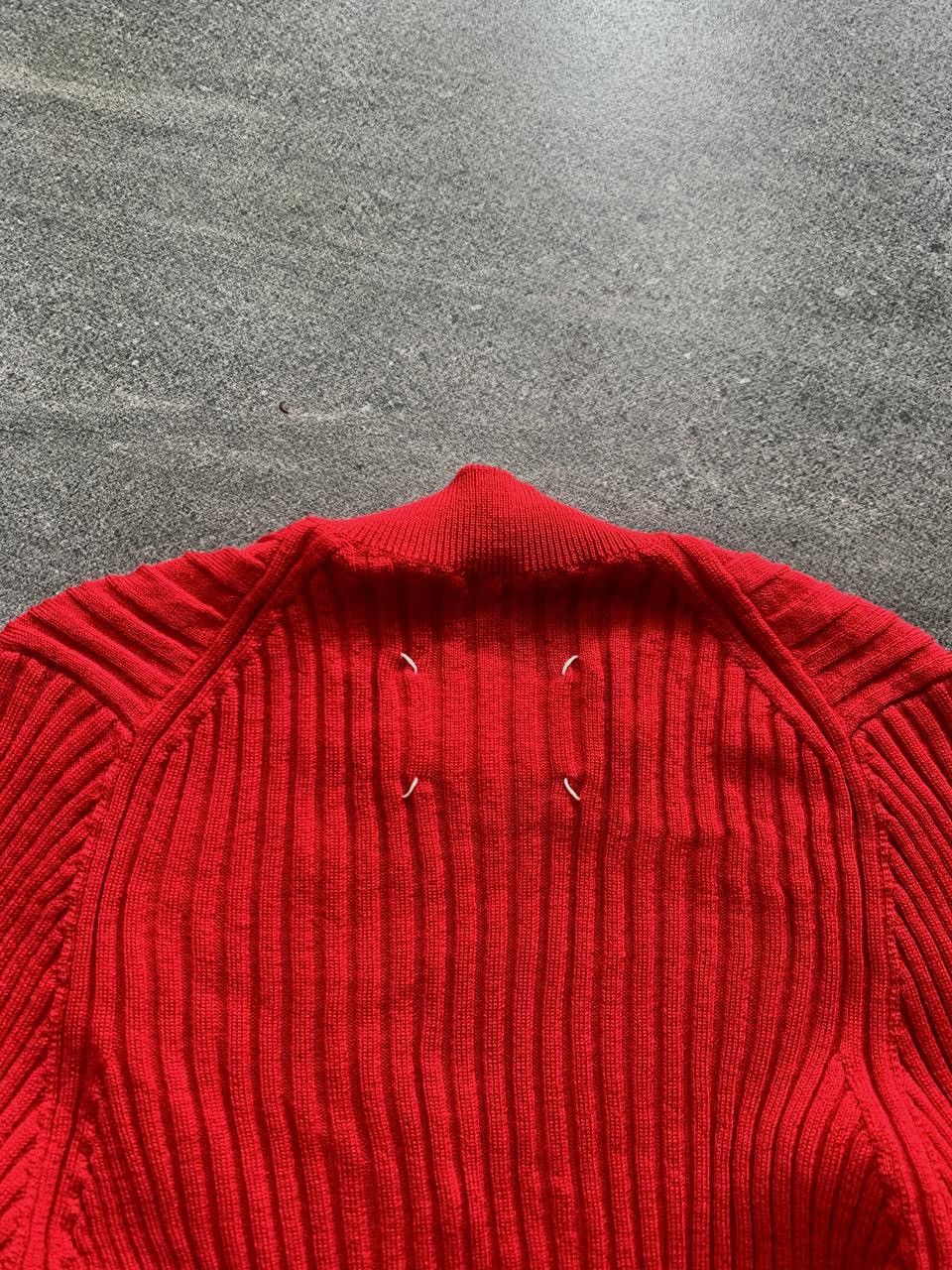 Maison Margiela FREE TAX! Line 4 Wool Ribbed Knit Sweater Size S / US 4 / IT 40 - 4 Thumbnail