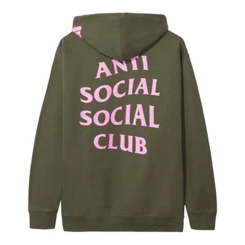 Undefeated ANTI SOCIAL SOCIAL CLUB X UNDEFEATED ARMY HOODIE OLIVE Grailed