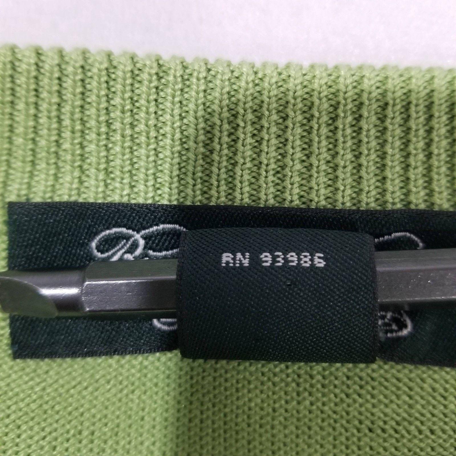 Brooks Brothers BROOKS BROTHERS Sweater Mens Large Country Club Green Silk Size US L / EU 52-54 / 3 - 5 Thumbnail