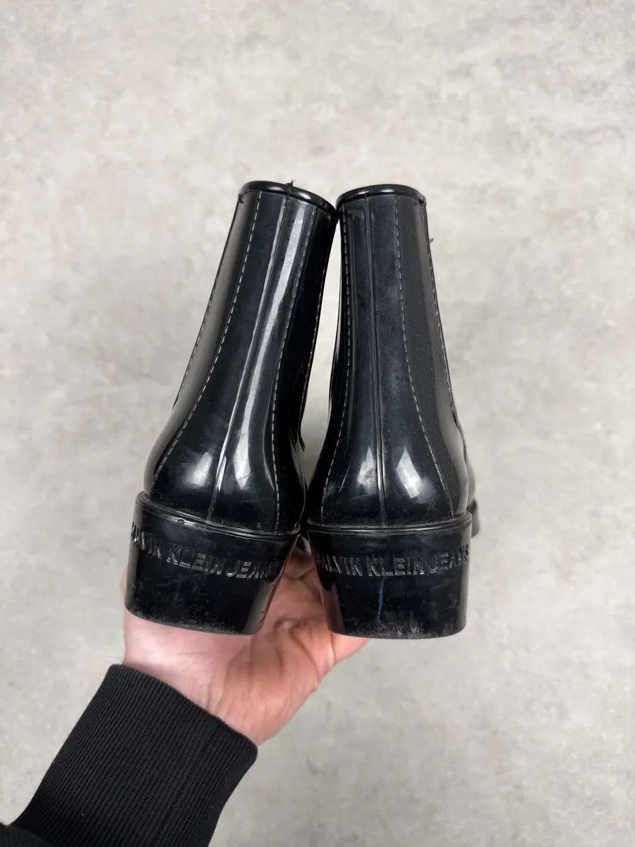 Calvin Klein Calvin Klein 205W39NYC Cow-Boy Leather Boots by Raf Simons Size US 7.5 / EU 40-41 - 8 Thumbnail