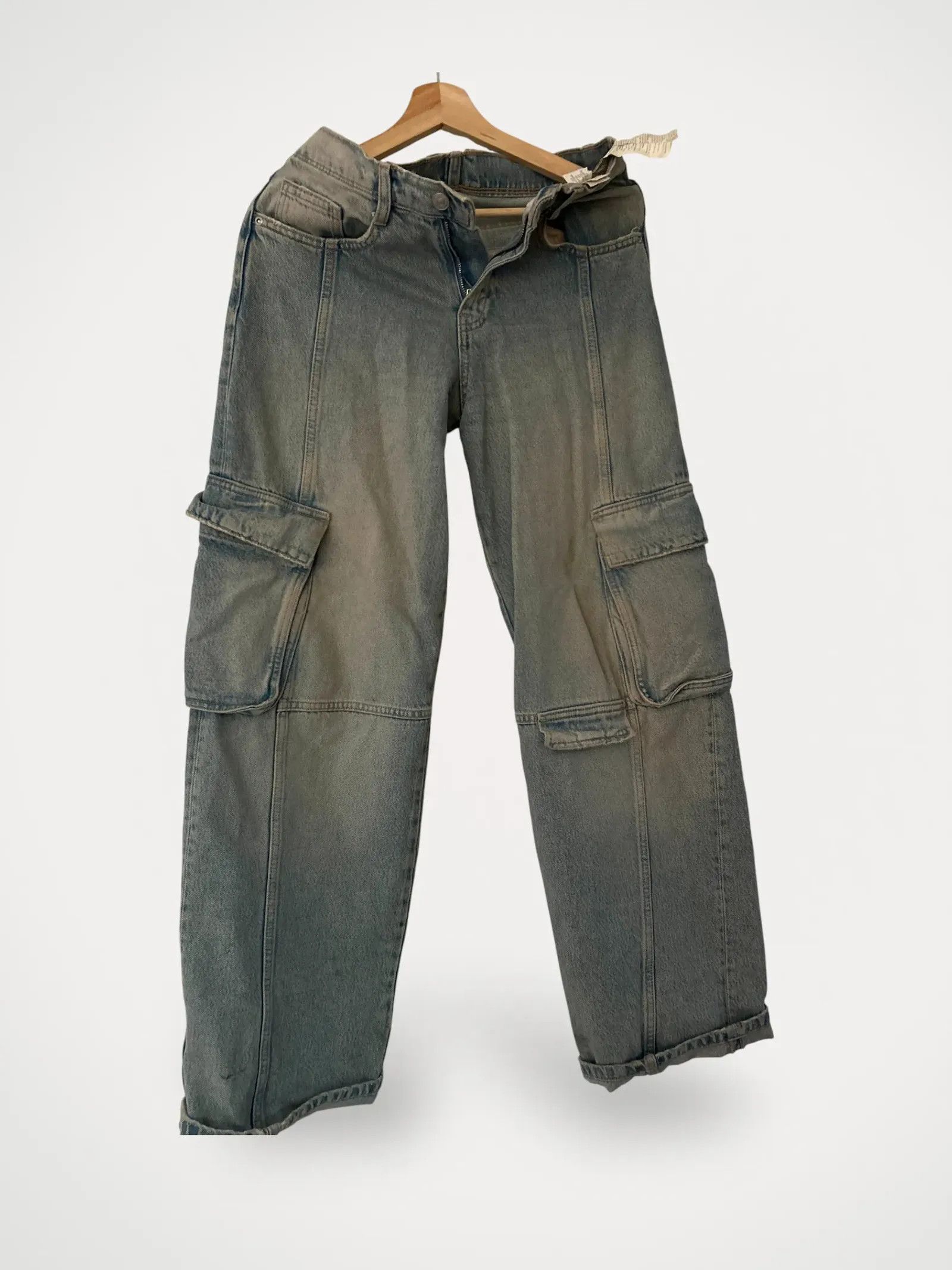 Ader Error × Zara ADER Error X Zara Patchwork Jeans Blue