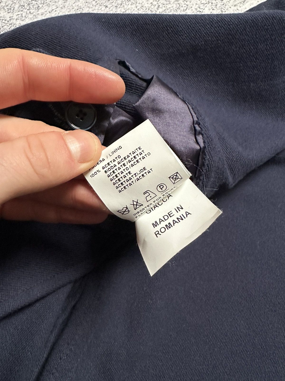 Boggi Boggi Milano 2 Button Cotton Blazer Mens Size 48 Size 38R - 13 Thumbnail