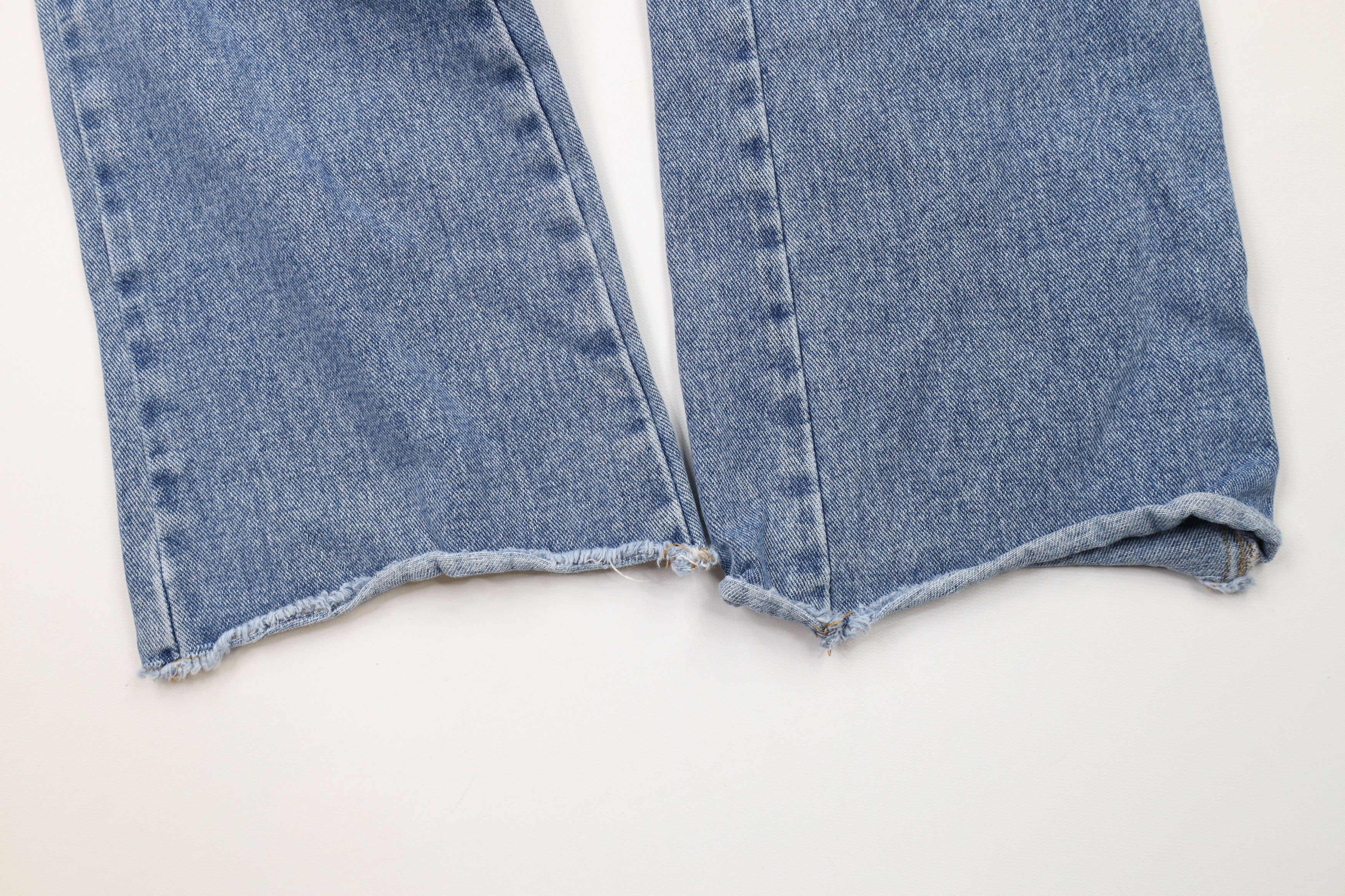 Vintage Vintage Y2K Streetwear Wide Leg Flared Denim Jeans Blue Size 30" / US 8 / IT 44 - 5 Thumbnail