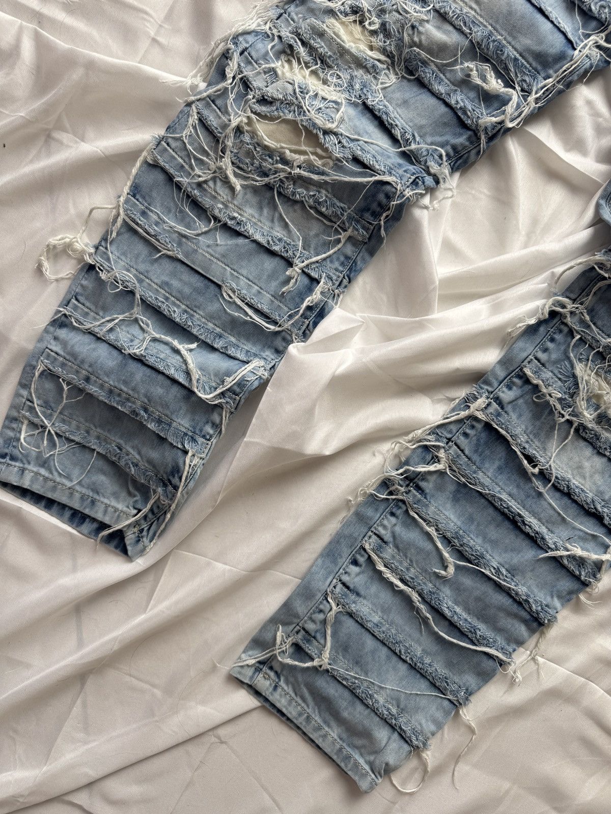If Six Was Nine Cipo & Baxx Avant Garde Punk Ripped Distressed Jeans Size US 30 / EU 46 - 5 Thumbnail