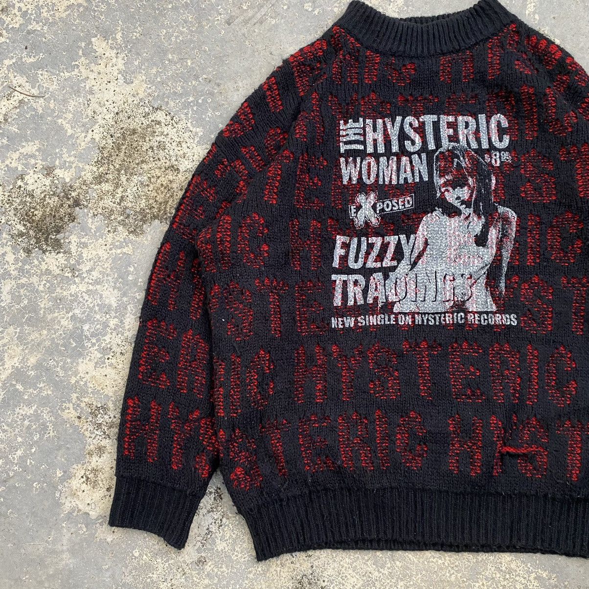 Hysteric Glamour hysteric glamour monogram knitwear sweatshirt Size US L / EU 52-54 / 3 - 5 Thumbnail