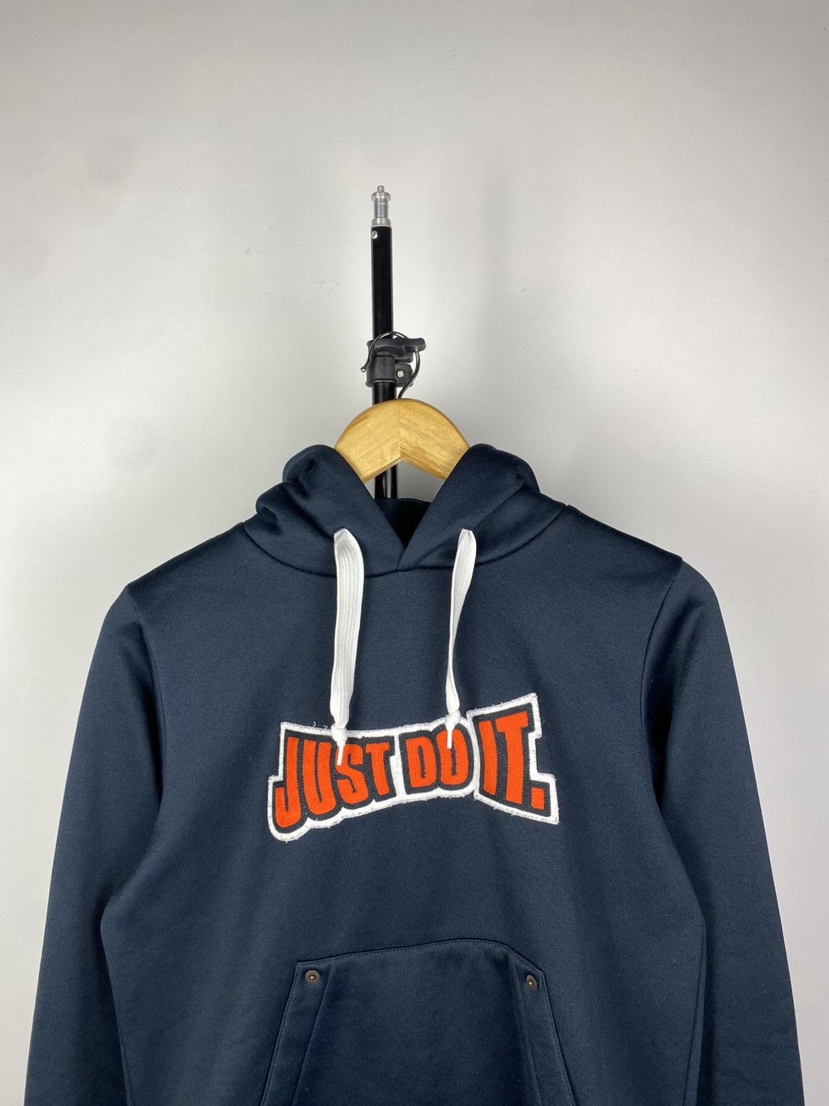 Nike × Vintage Vintage 00s NIKE Big Logo JUST DO IT Hoodie Y2K Size L / US 10 / IT 46 - 2 Thumbnail