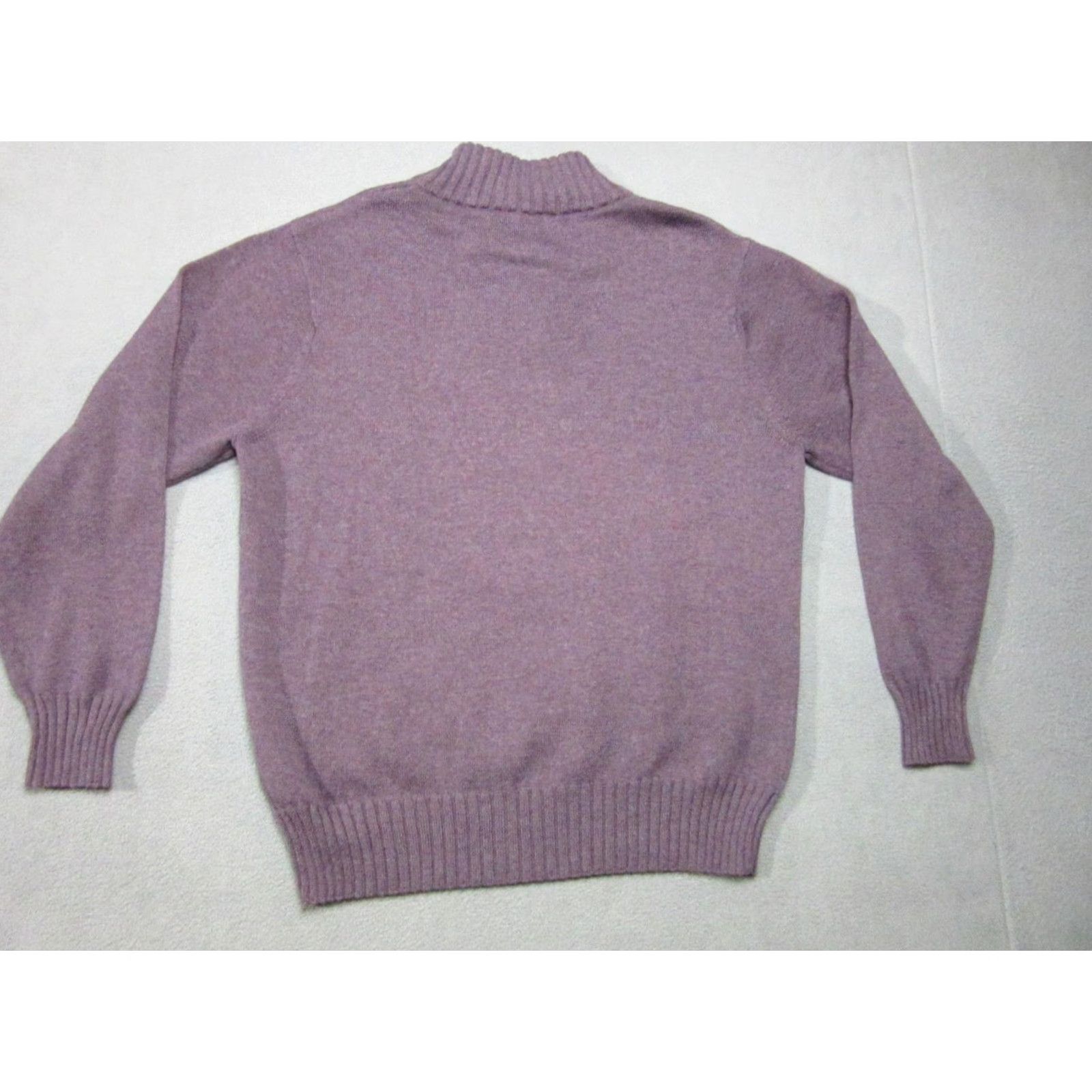 Bills Khakis Bills Khakis Sweater Mens L Purple Mulberry 1/4 Zip Mock Neck Knit Pullover Sweatshirt Sweater Size US L / EU 52-54 / 3 - 6 Thumbnail