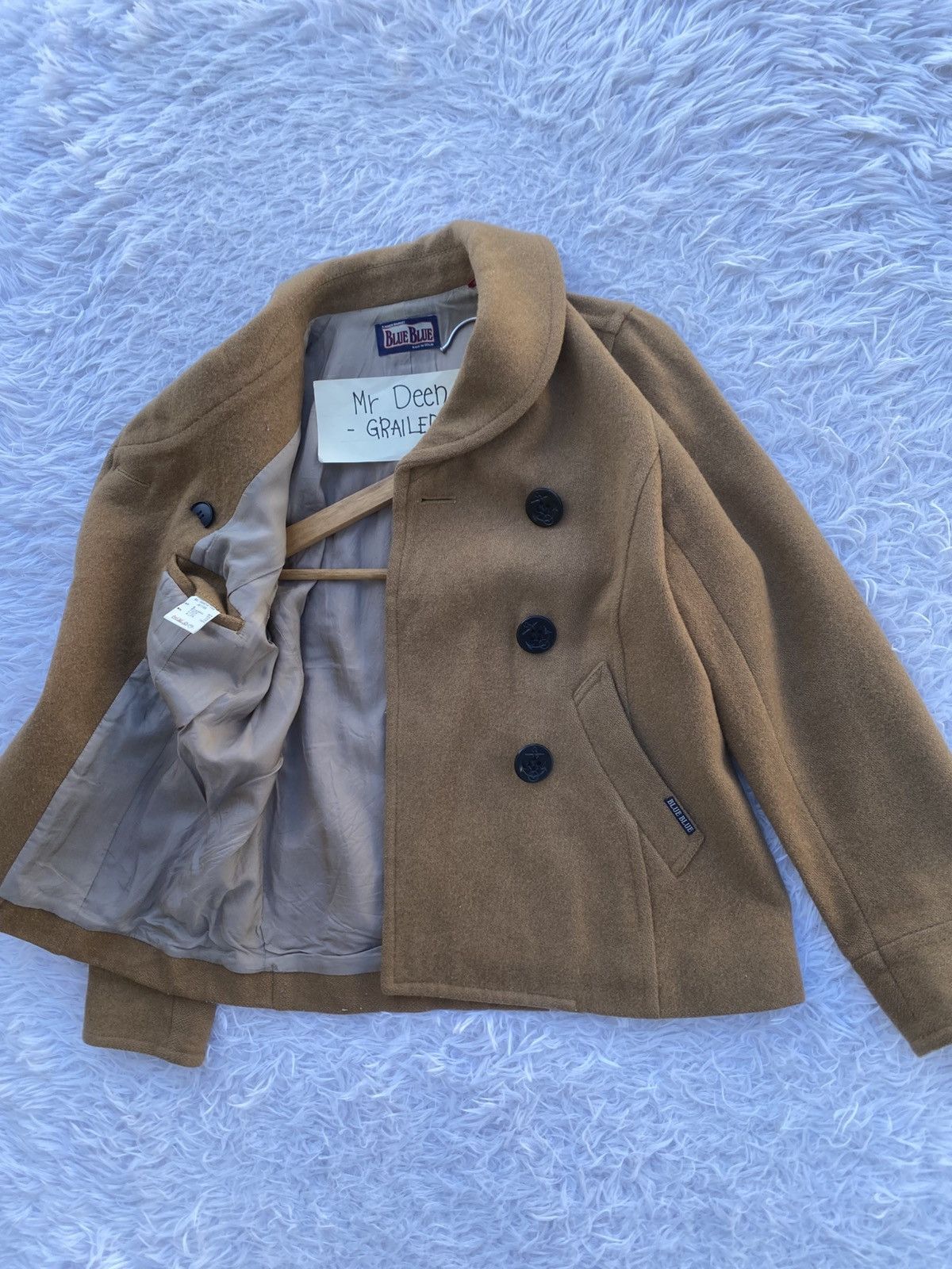 Blue Blue Japan Rare Vintage Blue Blue Wool Women Jacket Size S / US 4 / IT 40 - 9 Thumbnail