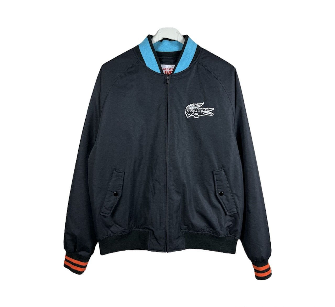 Lacoste Lacoste Live bomber jacket big crocodile logo L!ve Size US L / EU 52-54 / 3 - 1 Thumbnail
