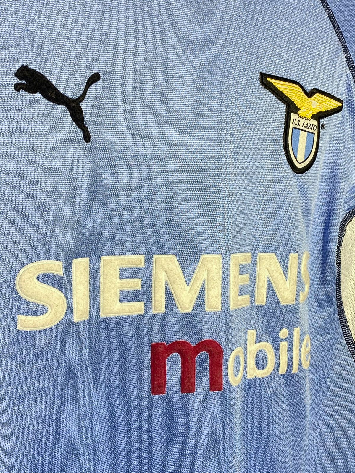 Puma Vintage Puma Lazio 2001 2002 Home Football Jersey Italy Size US M / EU 48-50 / 2 - 4 Thumbnail
