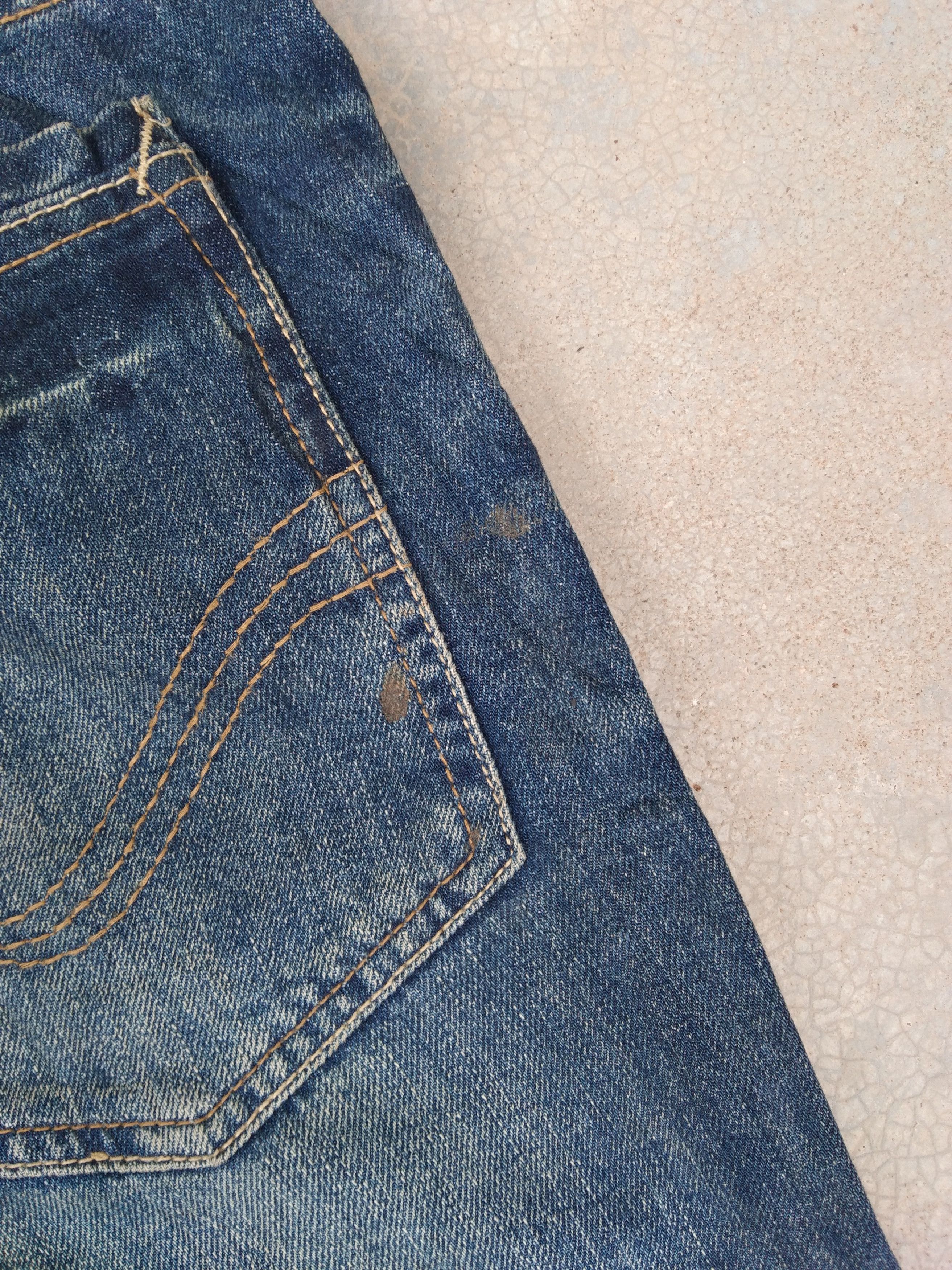 Jean Vintage Whisker Denim Jeans 36x34 Size US 36 / EU 52 - 5 Thumbnail