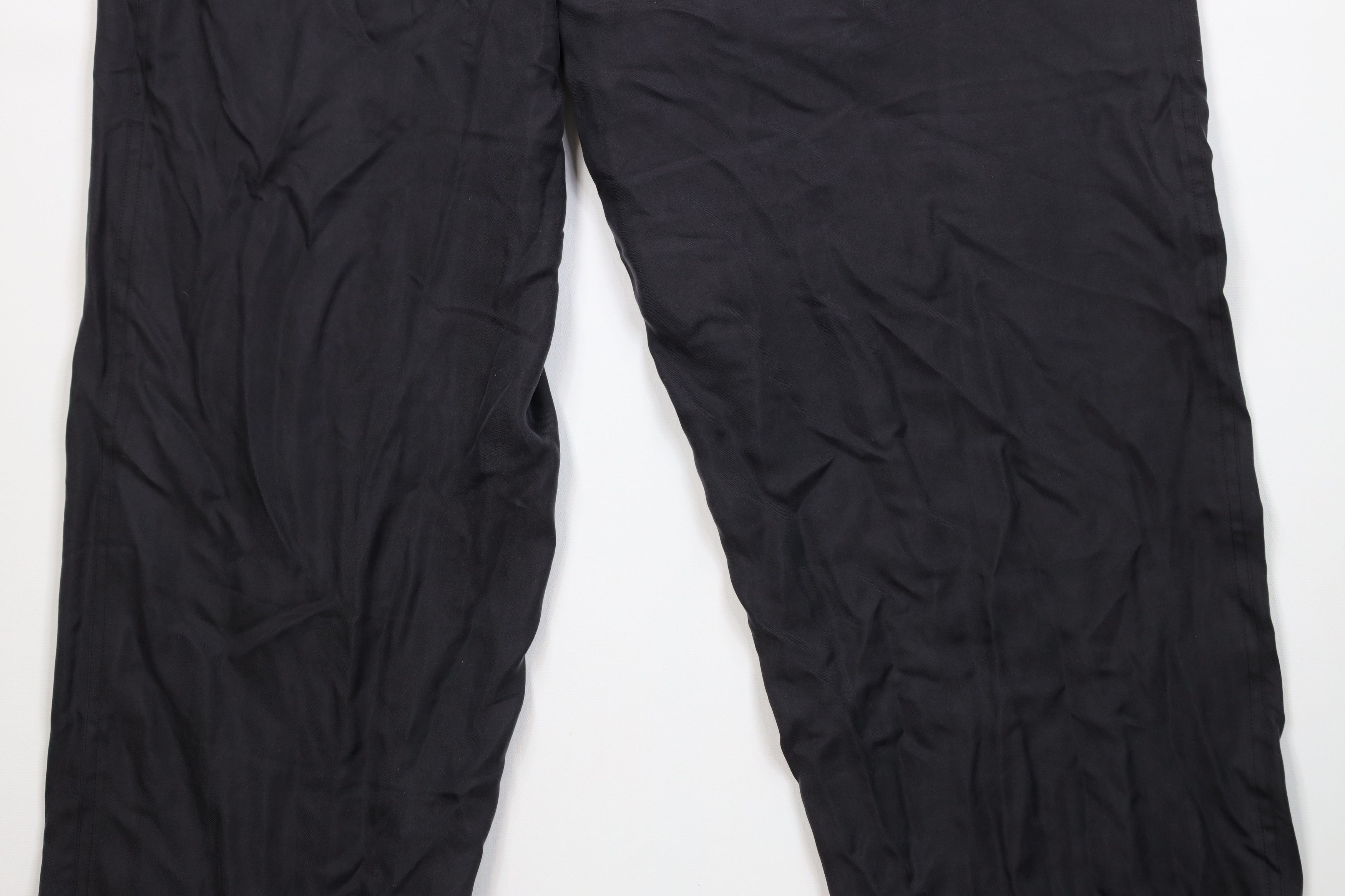 Vintage Deadstock Vintage 90s Streetwear Relaxed Fit Pants Black Size US 32 / EU 48 - 11 Thumbnail