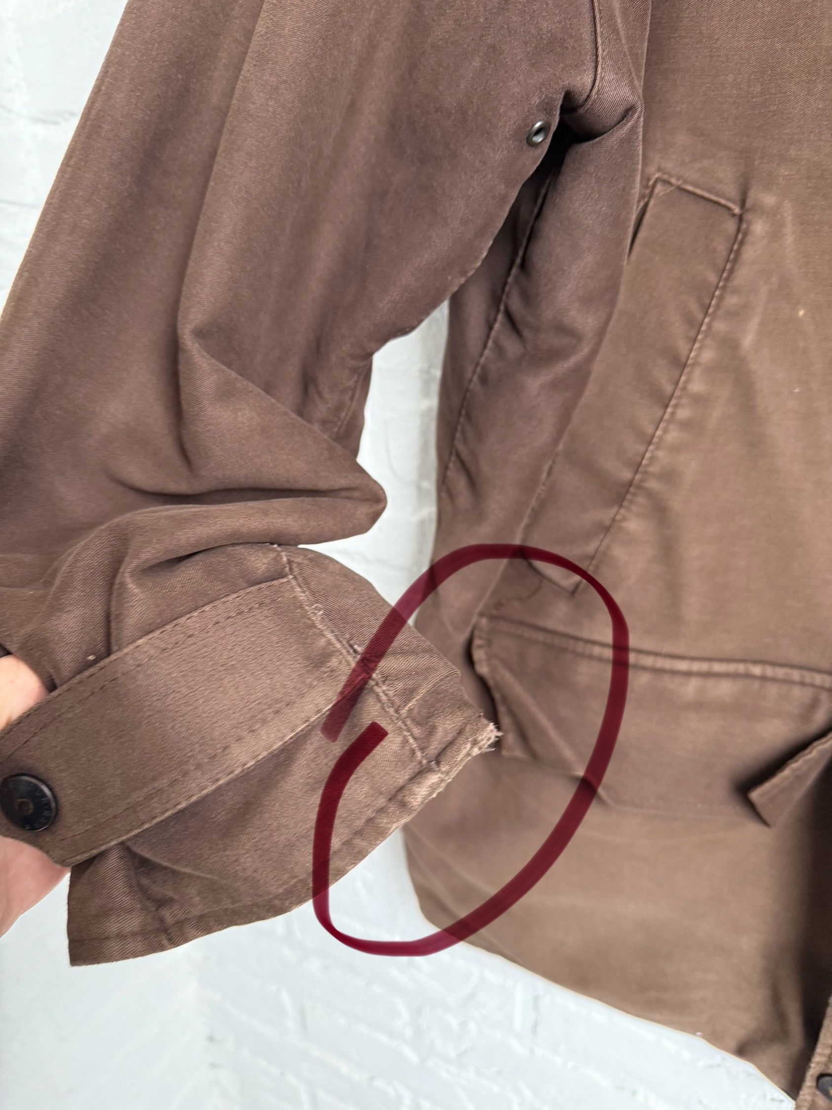 Barbour Vintage Barbour A783 Moleskin Jacket Brown Leather Collar Size US L / EU 52-54 / 3 - 17 Thumbnail