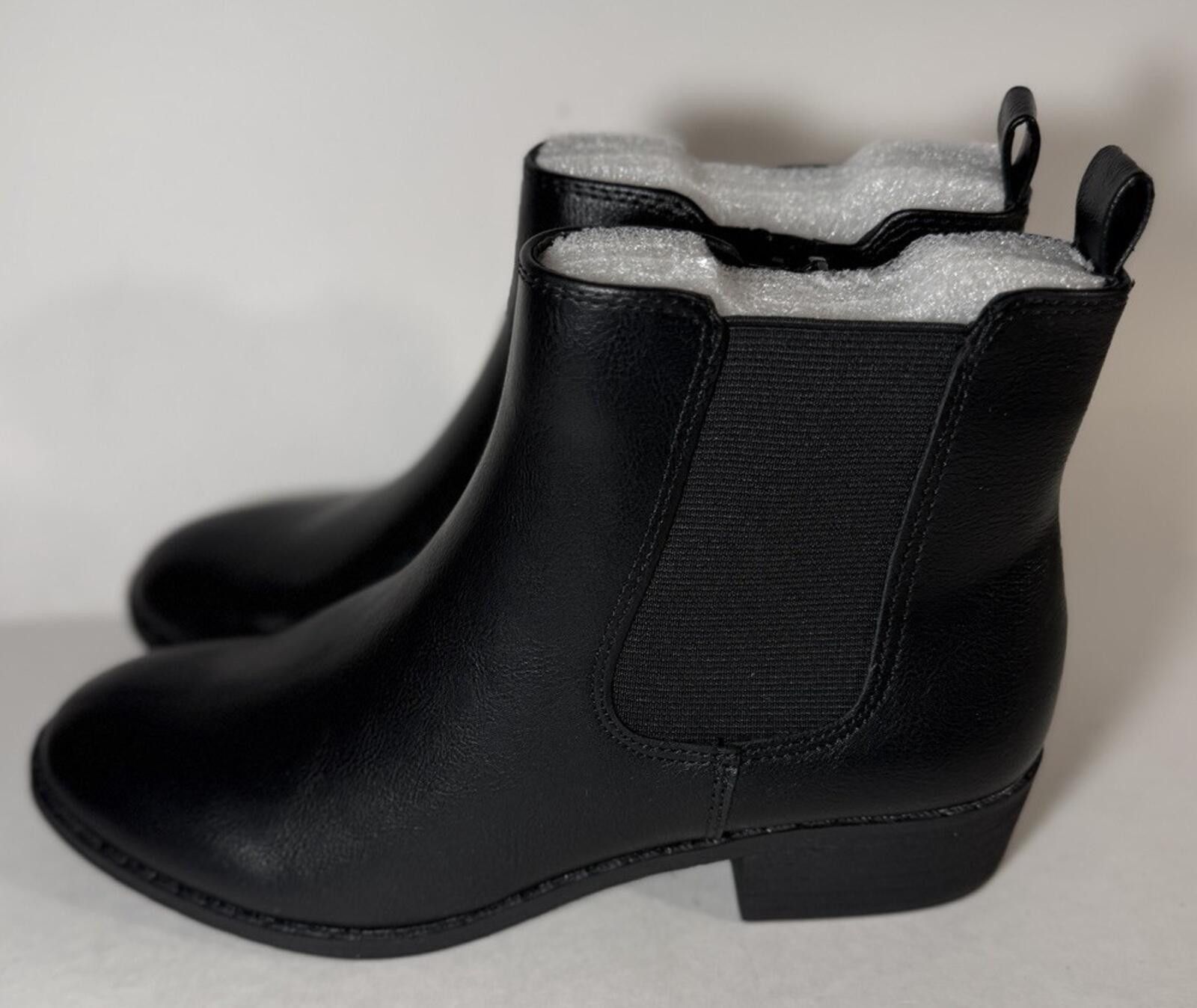 Style & Co Style & Co. Faux Leather Zip Up Ankle Boot Black W6 Medium Size US 6 / IT 36 - 3 Thumbnail