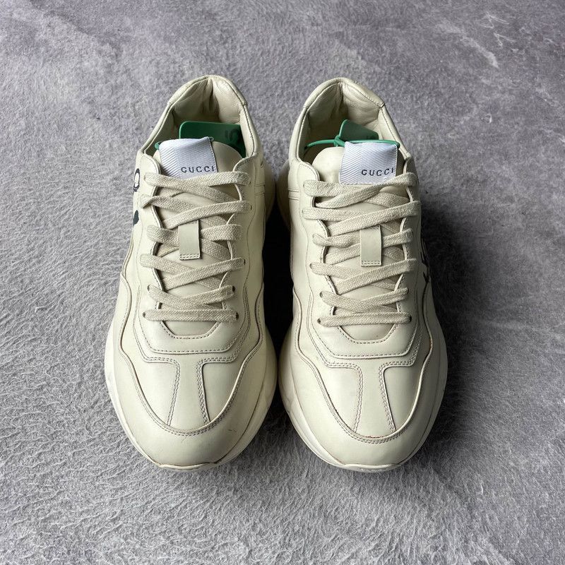 Gucci Gucci Rhyton Anchor Print Fashion Sneakers for Men - Size US 8 / EU 41 - 2 Thumbnail