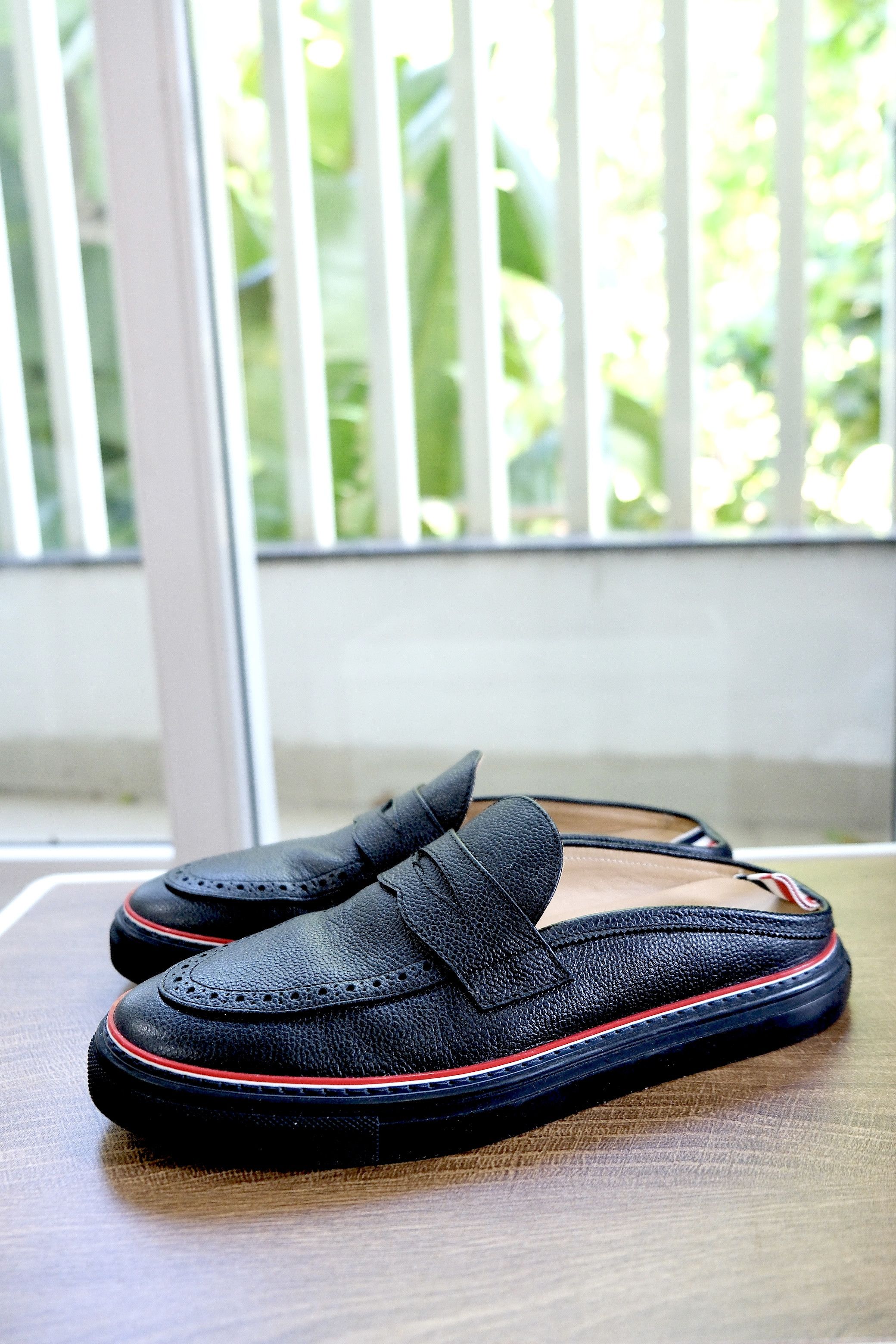 Thom Browne Thome Brown Leather Mule Loafers Size US 9 / EU 42 - 1 Thumbnail