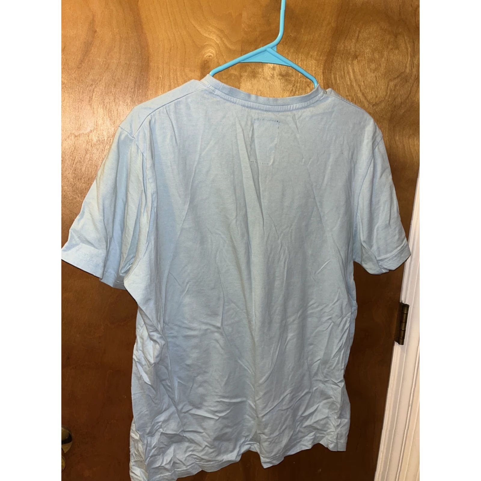 Vintage Play Cloths Men Large Light Blue T-Shirt Jack Logo Cartoon Face Short Sleeve Crew Neck Jersey Graphic Print Size US L / EU 52-54 / 3 - 4 Thumbnail