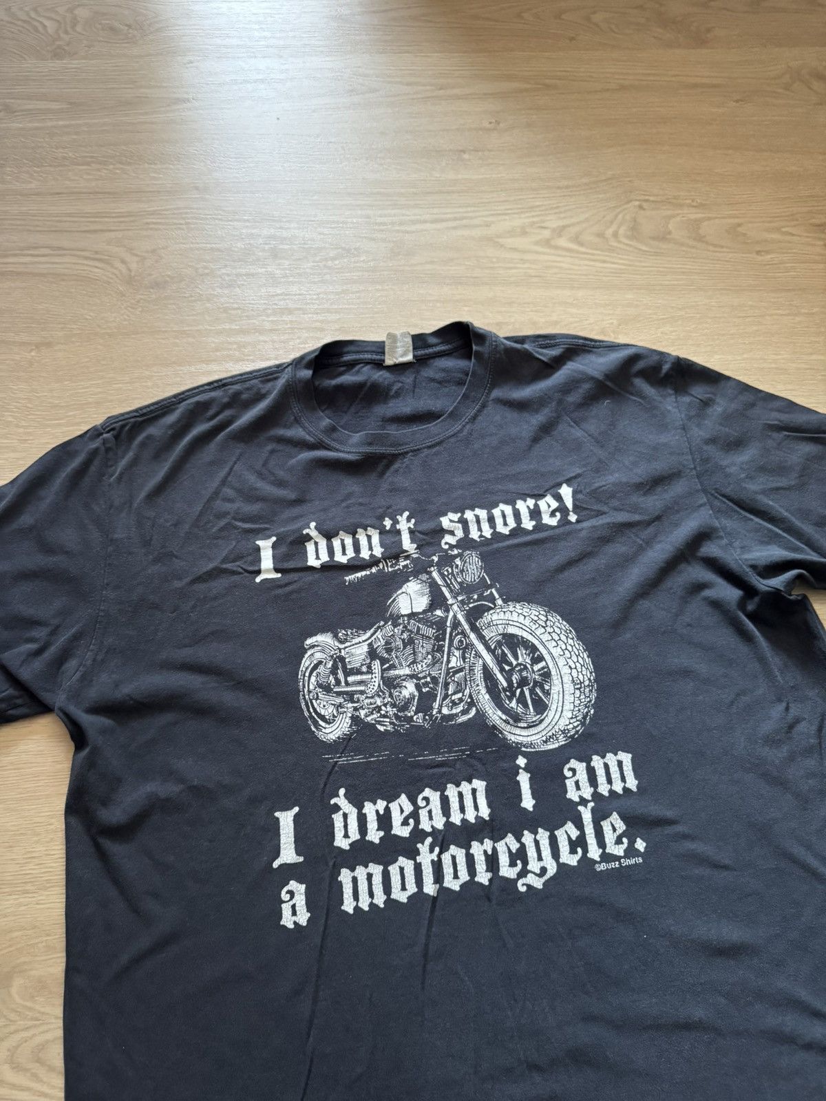 Vintage Vintage Buzz Shirts Motorcycle Harley Davidson Style Tee Size US XL / EU 56 / 4 - 2 Thumbnail