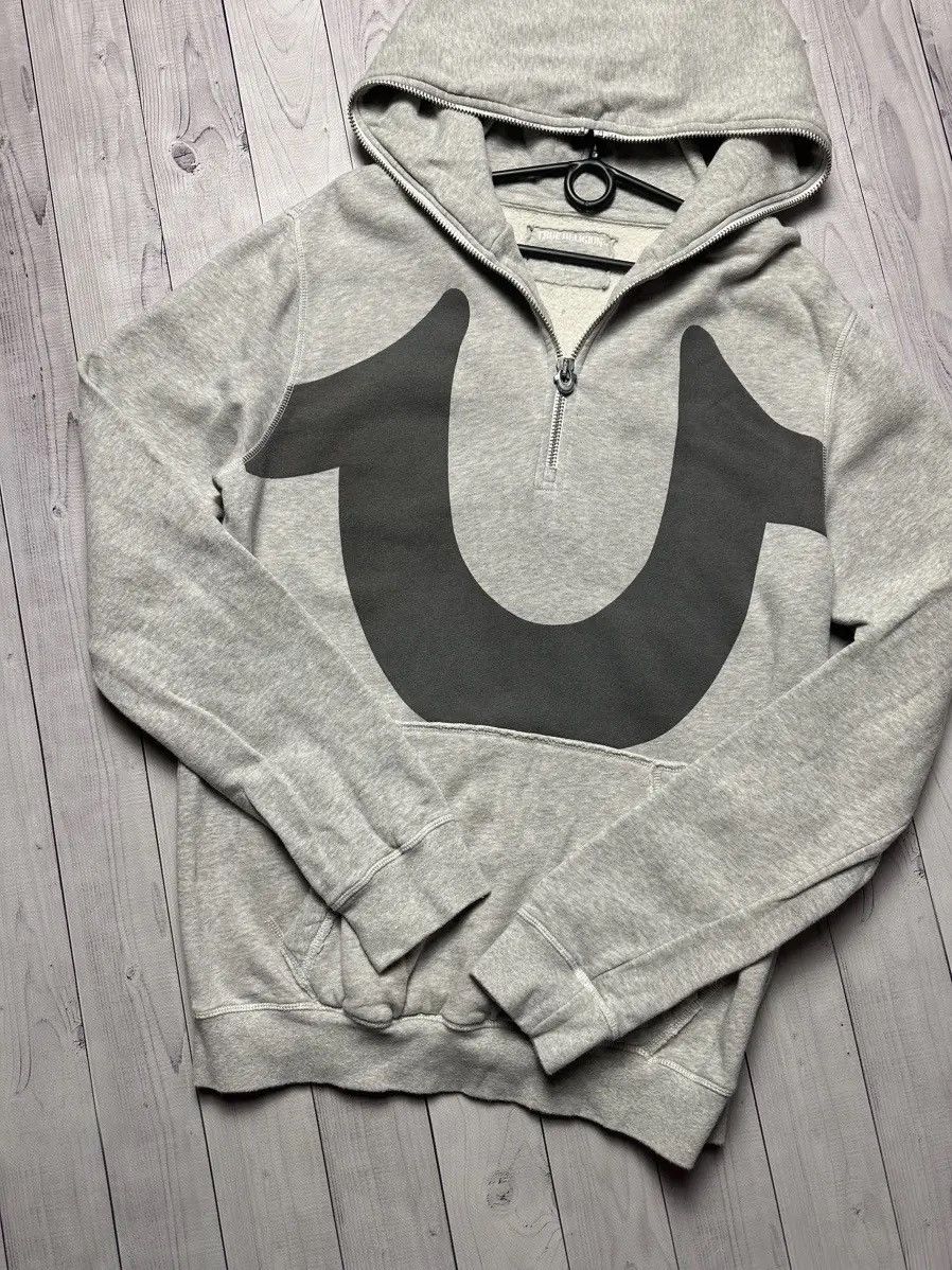 True Religion Vintage True Religion zip hoodie big central logo rare L Size US L / EU 52-54 / 3 - 6 Thumbnail