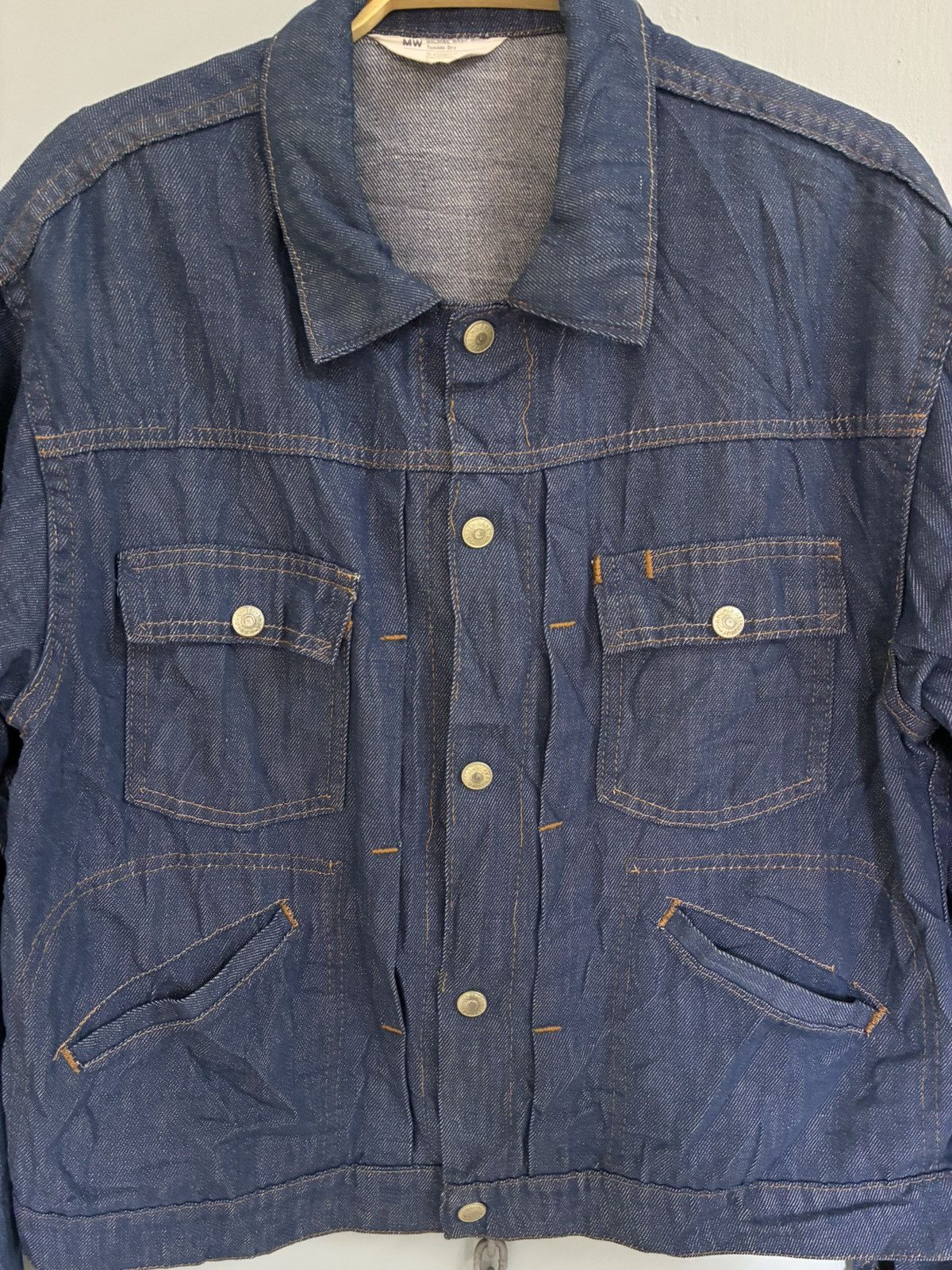 Vintage Vintage 70s Ranchcraft Denim Selvage jacket Size US L / EU 52-54 / 3 - 5 Thumbnail