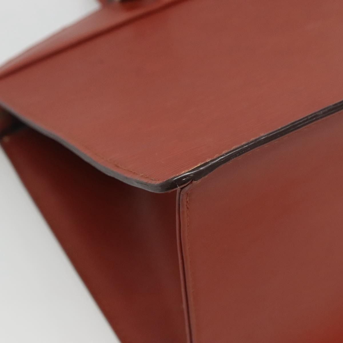 Louis Vuitton LOUIS VUITTON Epi Riviera Hand Bag Brown M48183 Size ONE SIZE - 16 Thumbnail