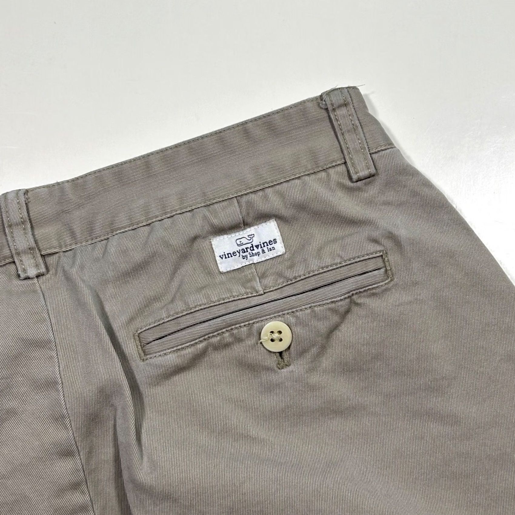 Vineyard Vines Vineyard Vines Club Pant Khaki Chino Pants Beige 32x30 Straight Leg Men Regular Cotton Casual/Workwear Size US 32 / EU 48 - 4 Thumbnail