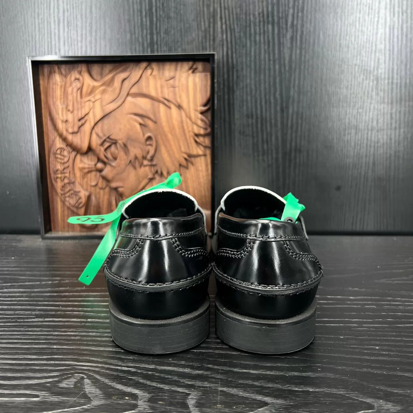 Miu Miu MIU MIU Penny Black & White Gold Women's 38 Like New Size US 7.5 / IT 37.5 - 4 Thumbnail
