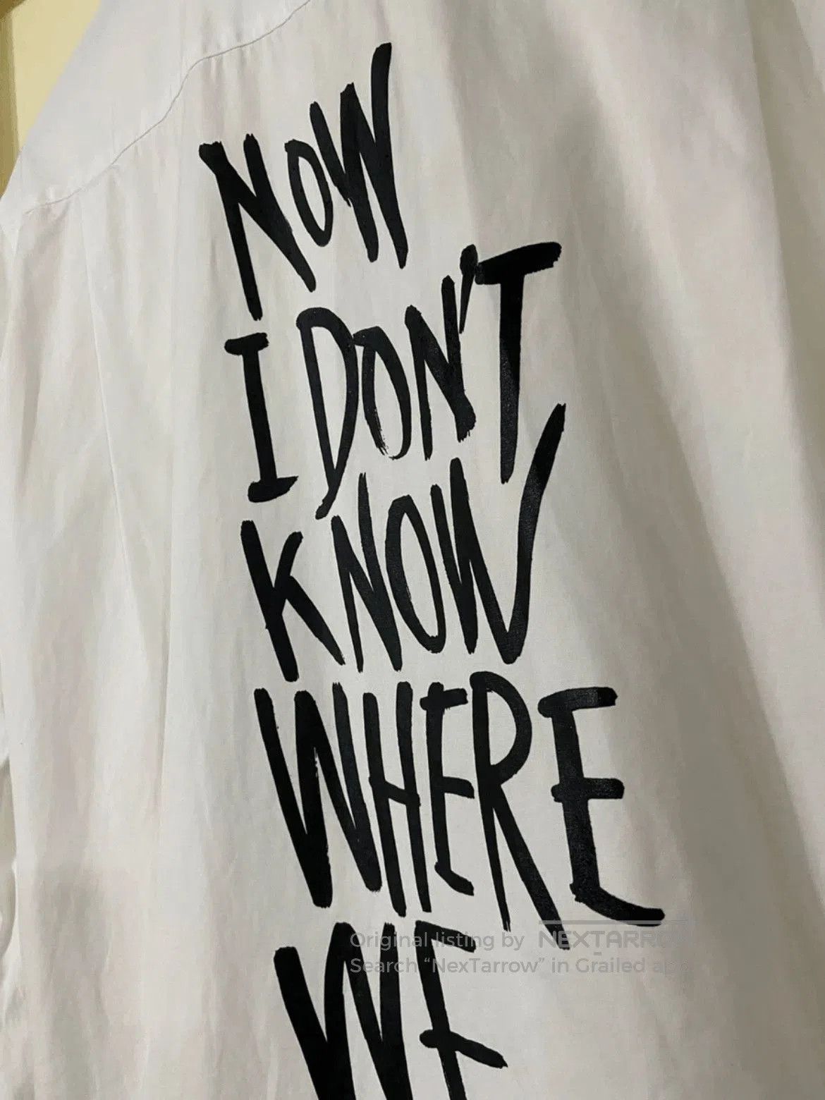 Comme des Garcons Homme Plus Comme Des Garcons Homme Plus 15SS Slogan Shirt. Size US S / EU 44-46 / 1 - 3 Thumbnail