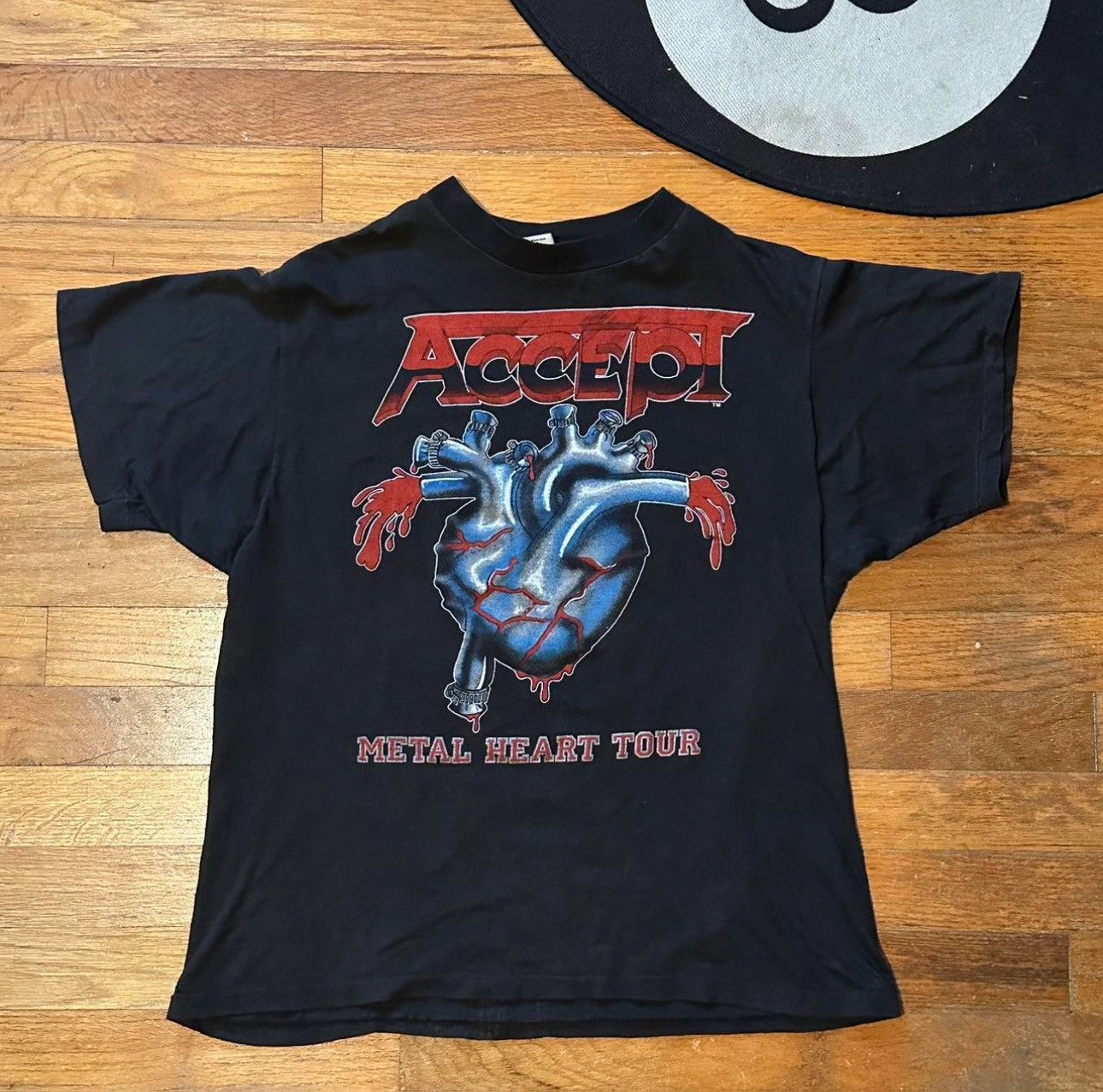 Band Tees × Vintage Vintage Accept Tee Size US L / EU 52-54 / 3 - 1 Thumbnail