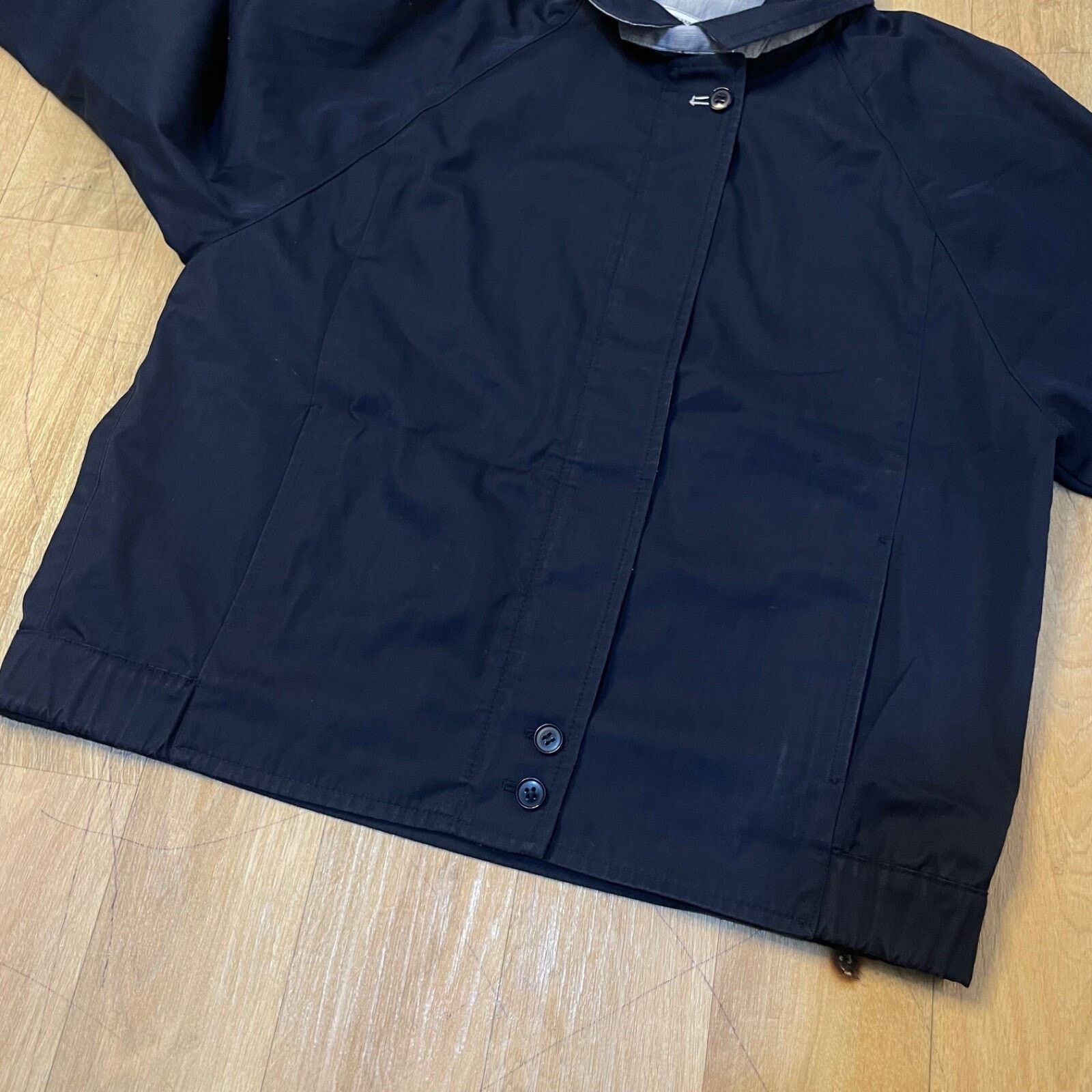 Burberry VINTAGE BURBERRY Bomber Jacket winter COAT cotton BLUE NAY Size M / US 6-8 / IT 42-44 - 11 Thumbnail