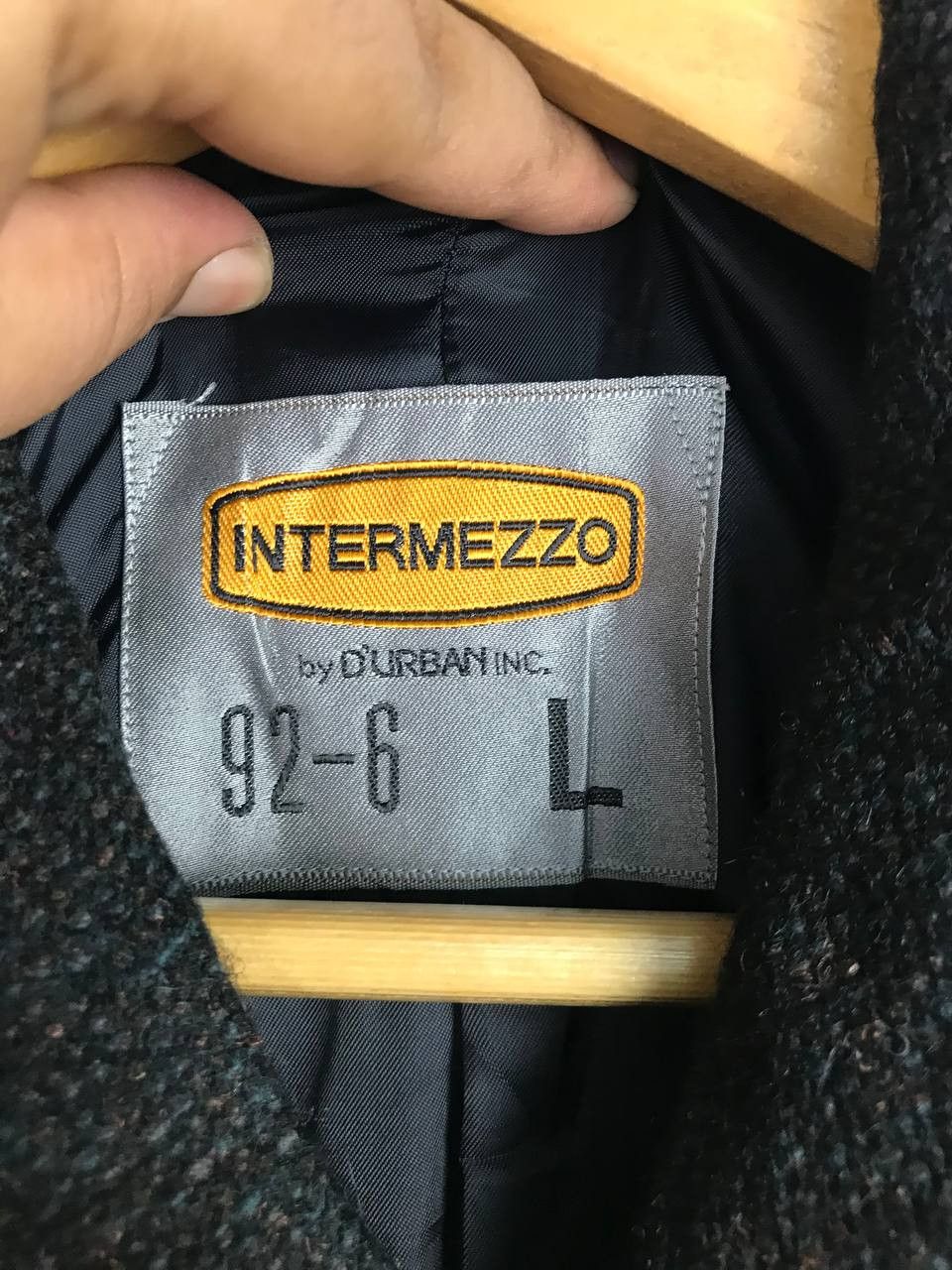 Japanese Brand × Vintage Vintage Rare design wool Bomber Intermezzo Jacket Size US L / EU 52-54 / 3 - 4 Thumbnail