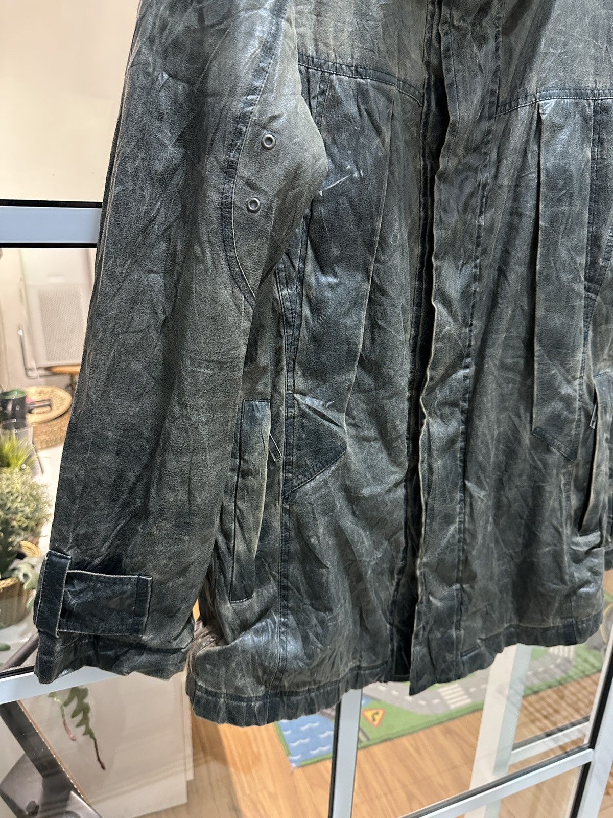 L7 Real Hip L7 Real Hip Japan Waxed Coat Zipper Jacket Size US L / EU 52-54 / 3 - 6 Thumbnail