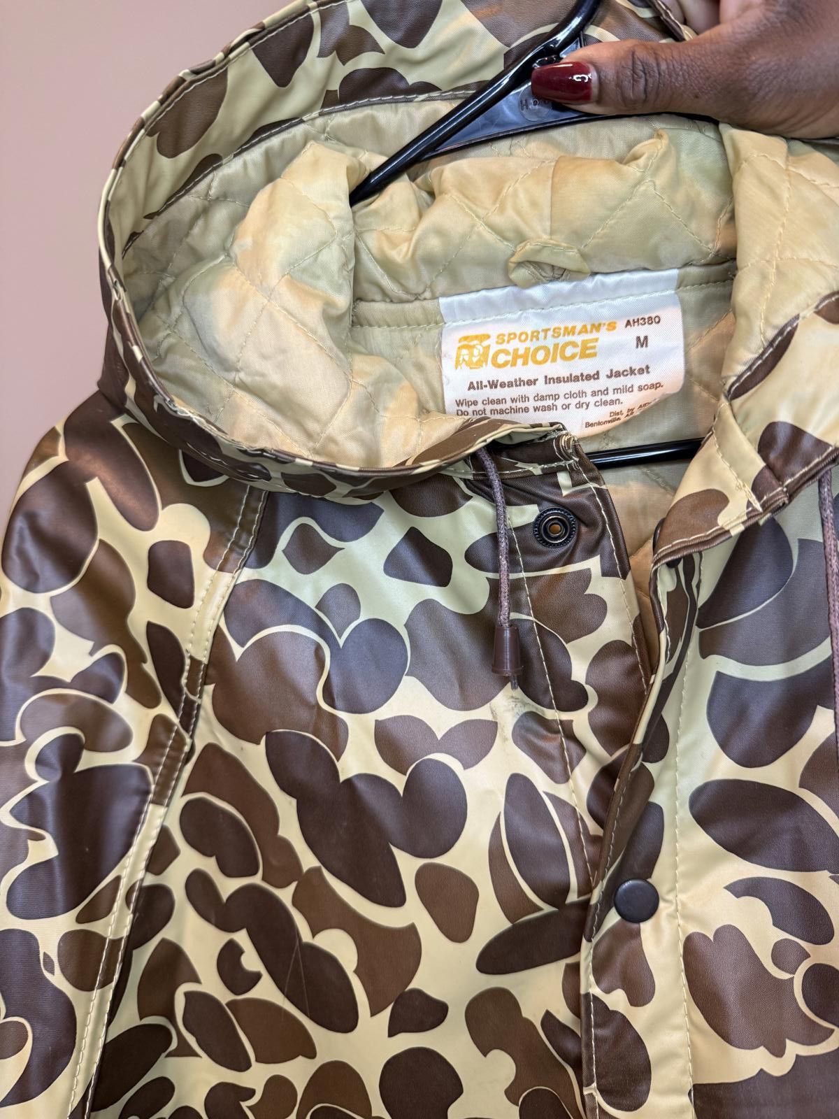 Other Vintage Camo-Print Duck Print Hooded Insulated Jacket Size US M / EU 48-50 / 2 - 5 Thumbnail